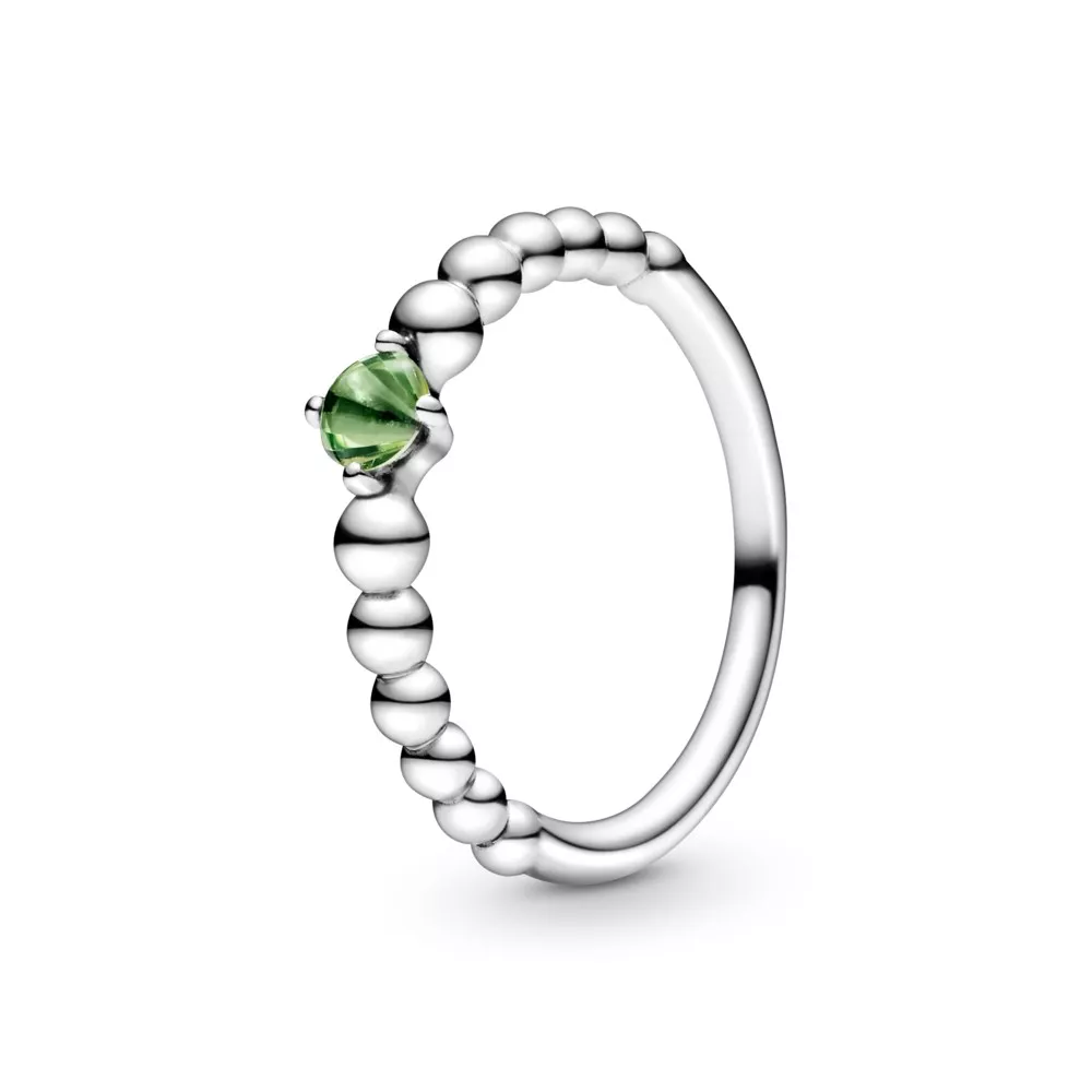 Anel Spring Green Beaded Pandora - 198867C10