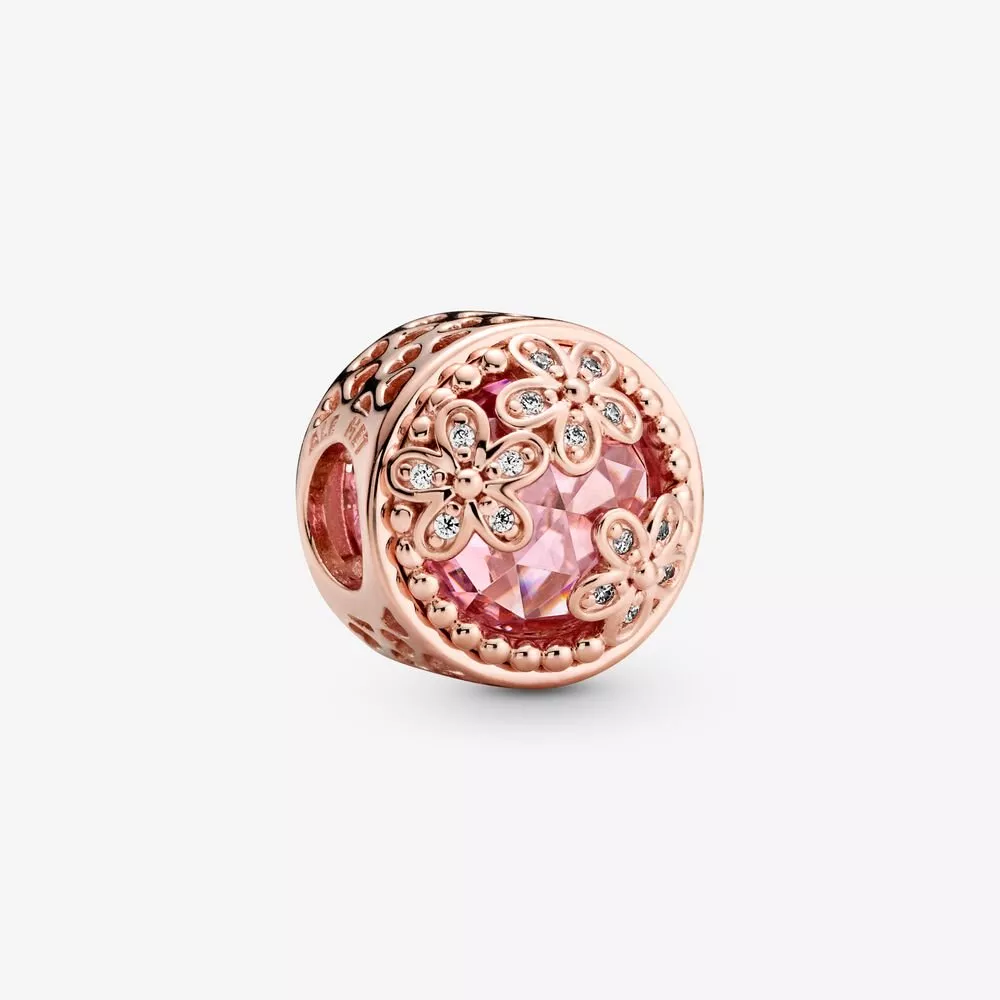 Charm Flor de Margarida Rosa Brilhante Pandora Rosa - 782055C01