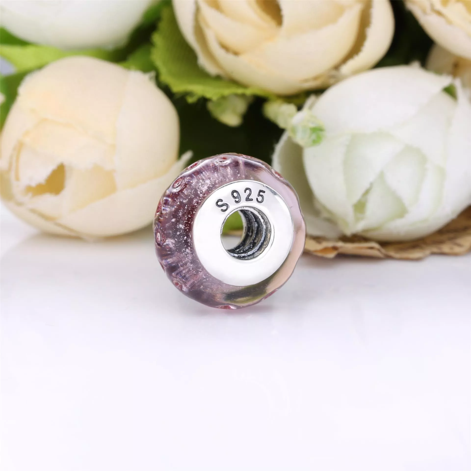 Charm Murano Ondas - Pink - 798872C00