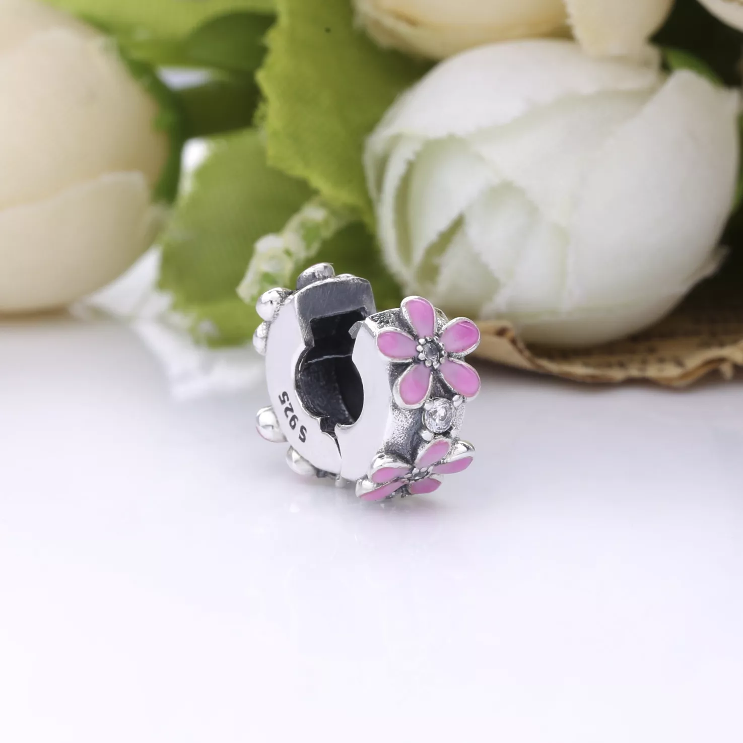 Clipe Margaridas Pink - 798809C01