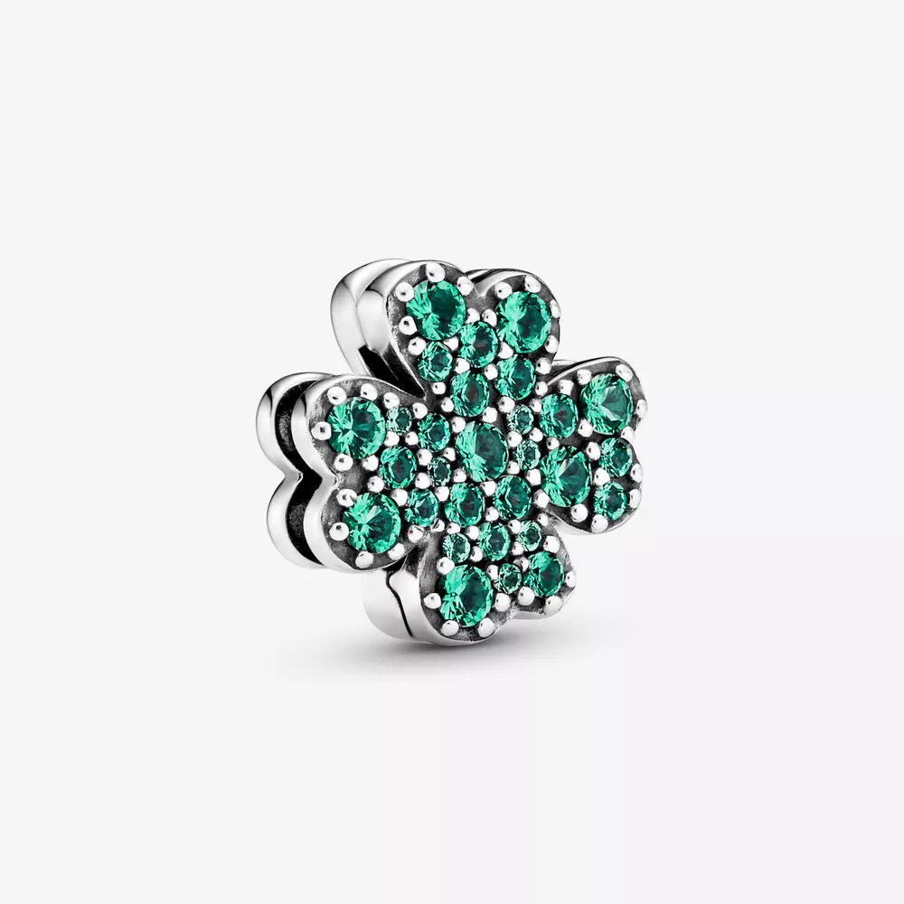 Clipe Trevo de quatro folhas pavé Pandora - 798601C01