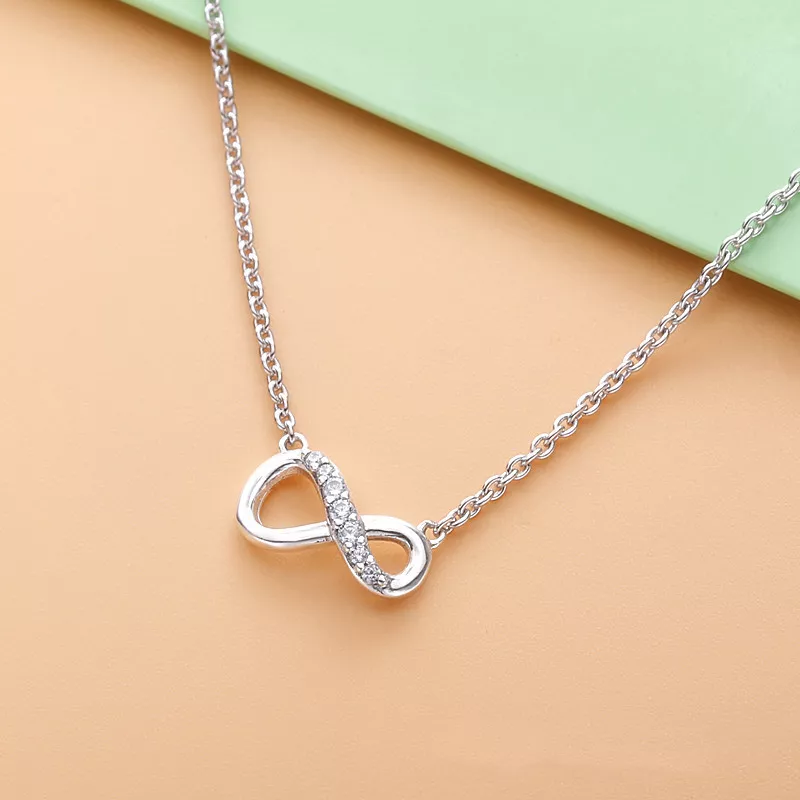 Colar Infinito Brilhante - 398821C01