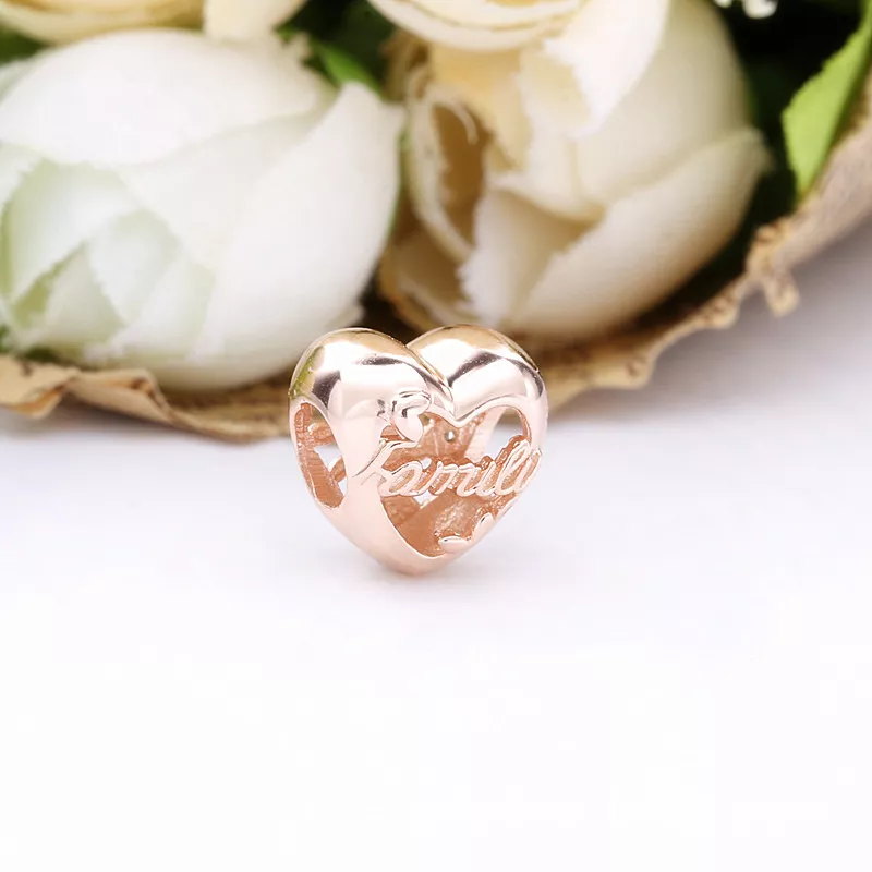 Conta Rendilhada Coração Árvore de Família Pandora - 788826C01