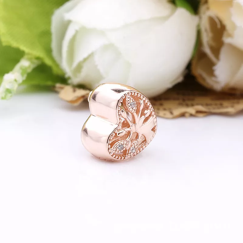 Conta Rendilhada Coração Árvore de Família Pandora - 788826C01