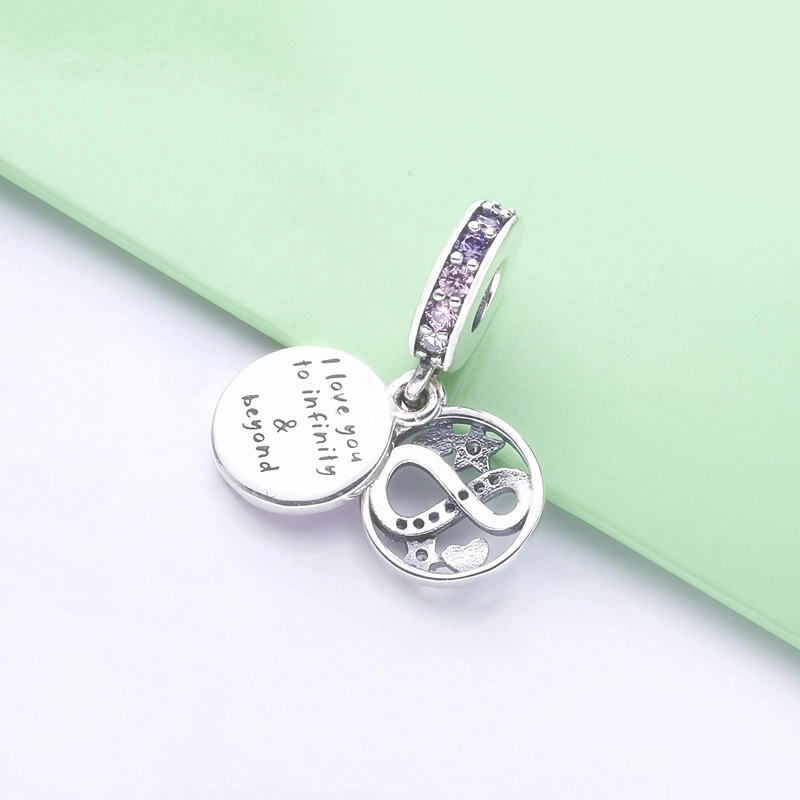 (imagem para) Charm Pendente Te Amo Para O Inifito E Além - 798829C01 - Visualizar 4