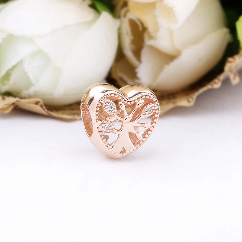 (imagem para) Conta Rendilhada Coração Árvore de Família Pandora - 788826C01 - Visualizar 2