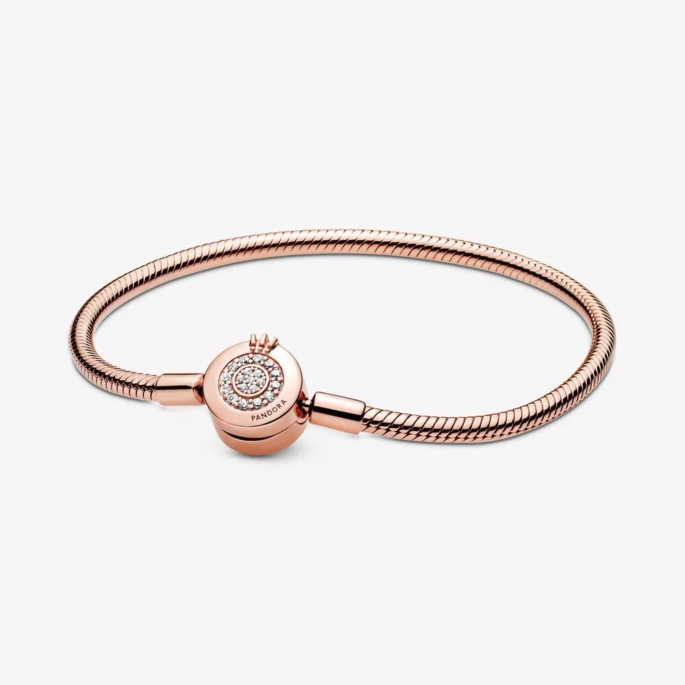 Bracelete Coroa Em O Brilhante Pandora Rose™ - 589046C01