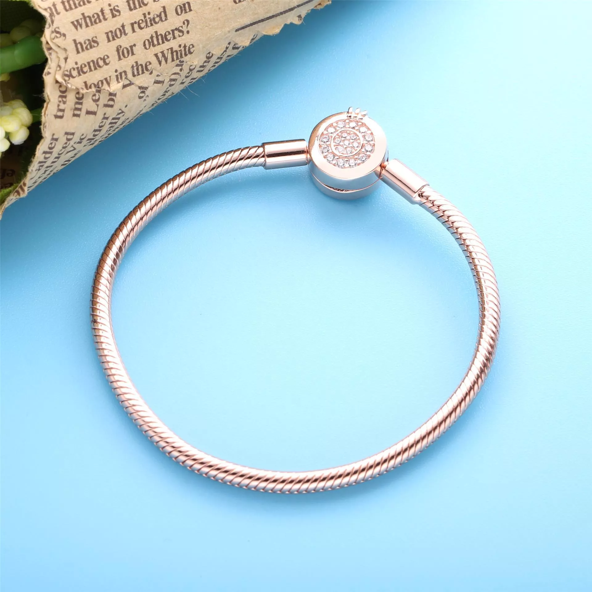 Bracelete Coroa Em O Brilhante Pandora Rose™ - 589046C01