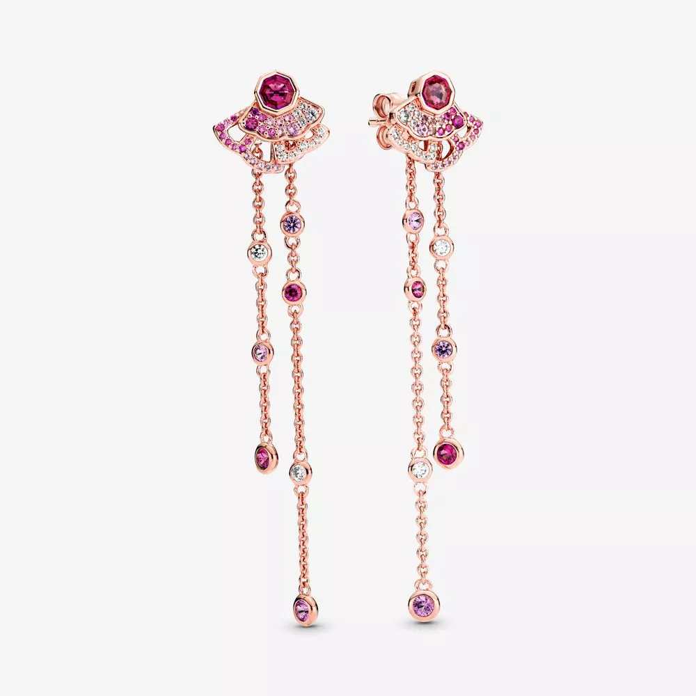 Brinco Fã Rosa Pandora - 288190C01