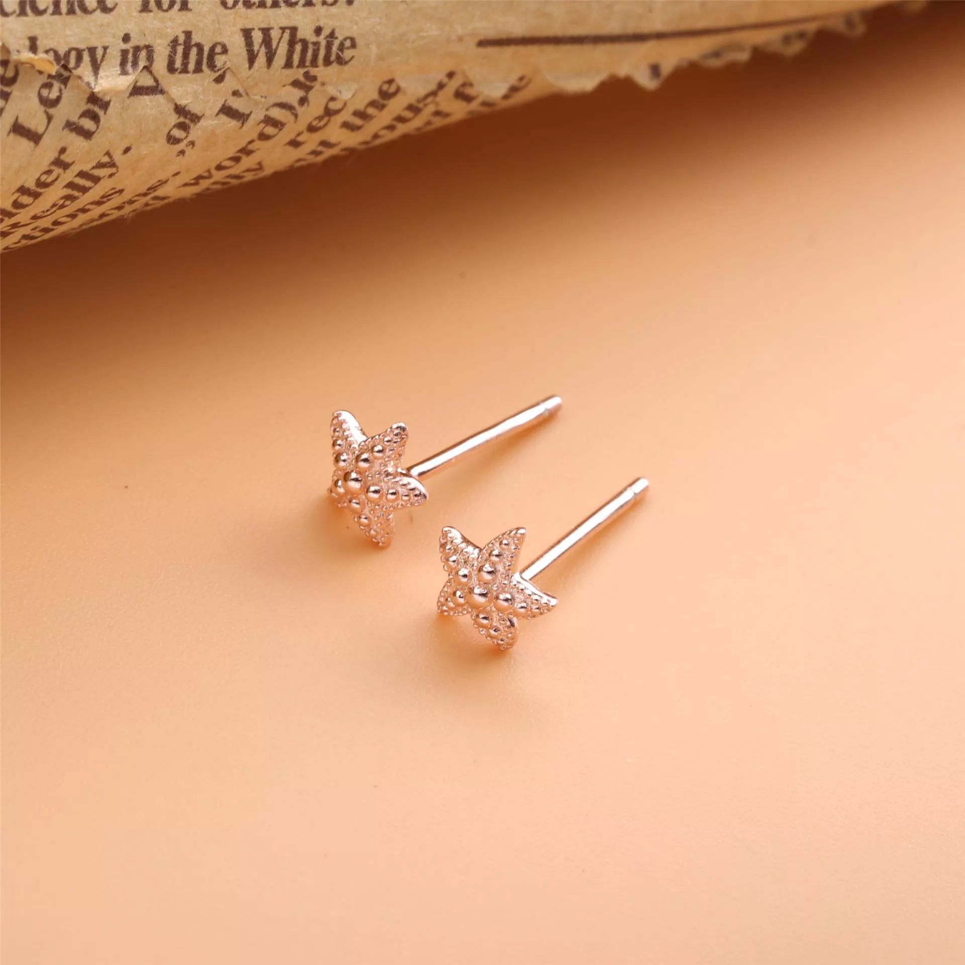 Brincos Petit Estrela-do-mar Pandora Rose - 288956C00