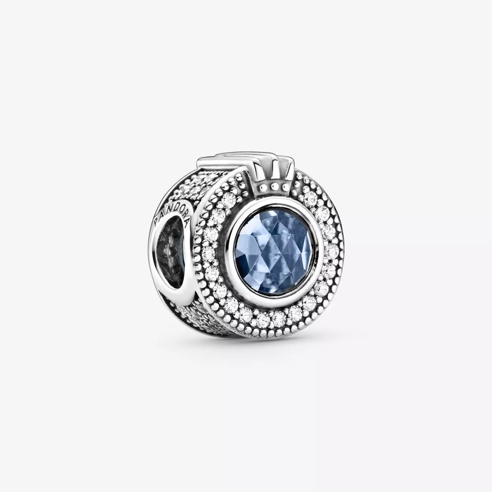 Charm Azul de Coroa em O Brilhante Pandora - 799058C01