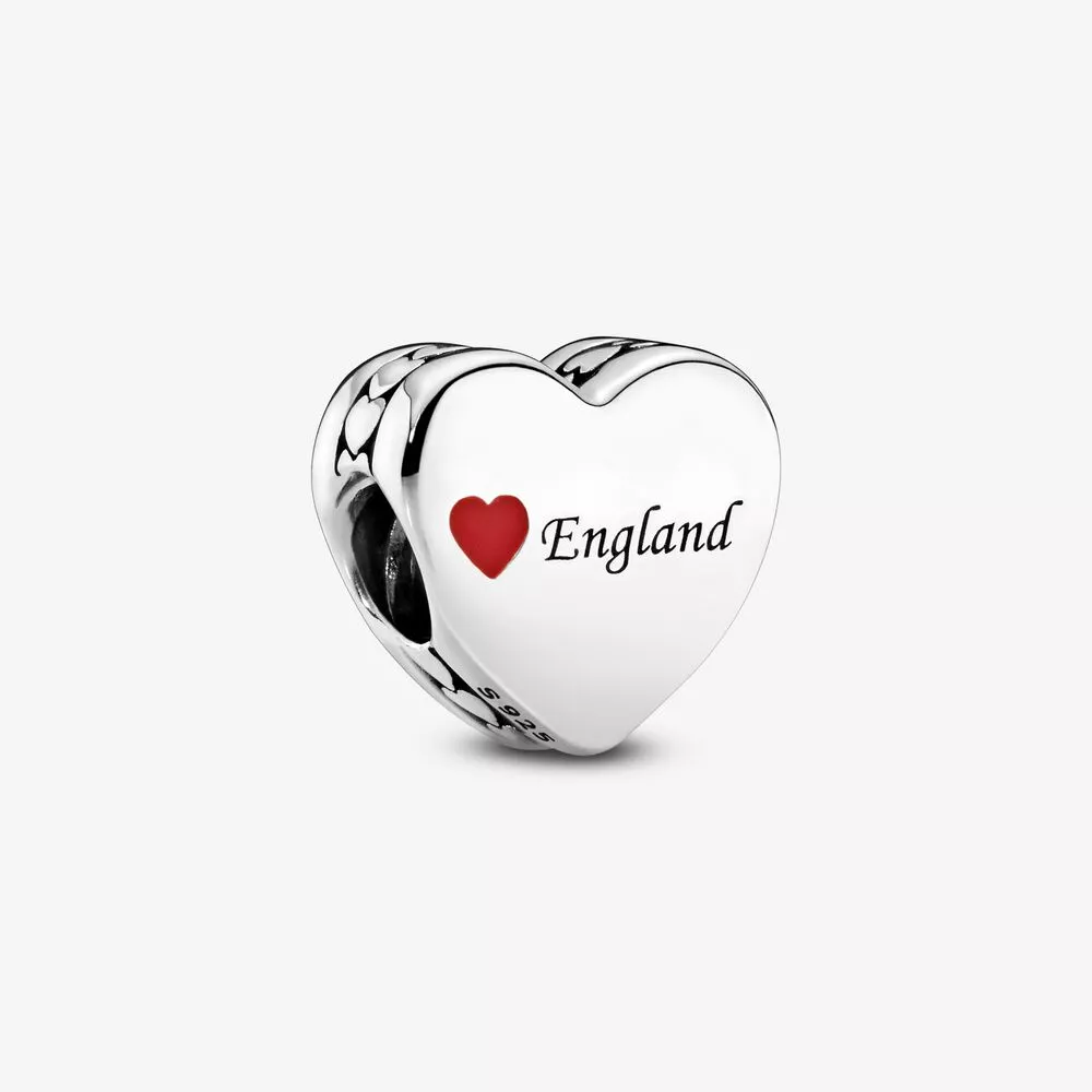 Charm Inglaterra Coração de Amor Pandora - 792015_E024