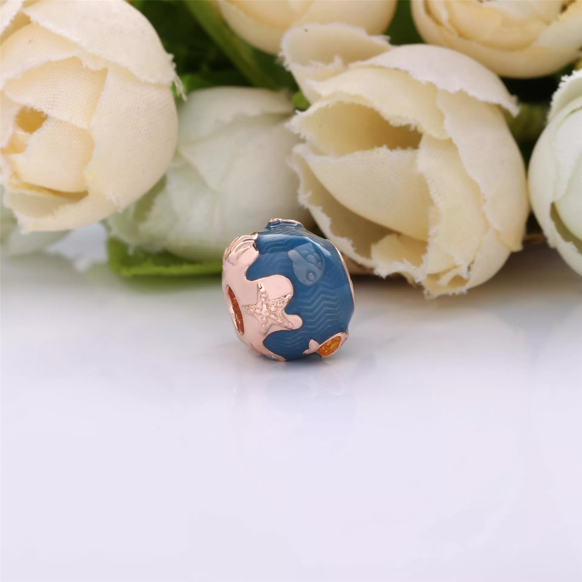 Charm Pandora Rose™ Caminho Do Mar - Pandora Ocean