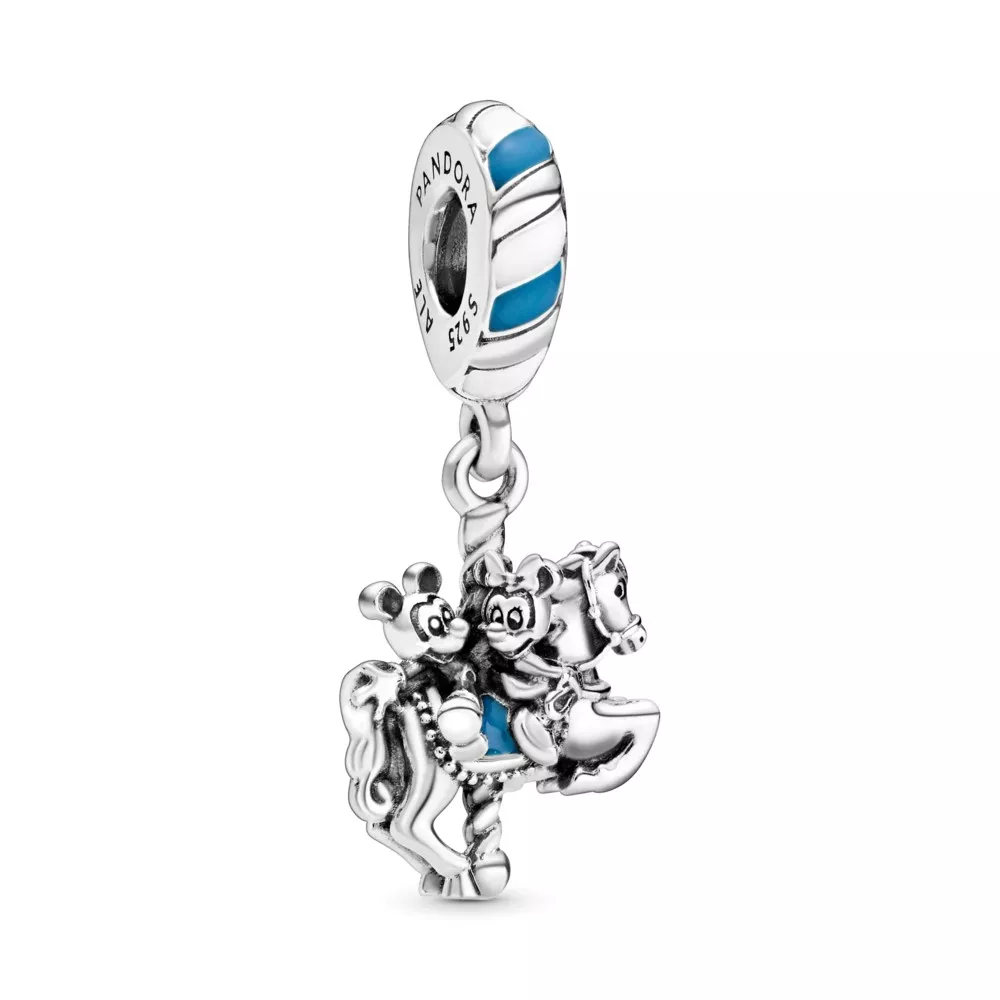 Charm Pendente Disney, Mickey e Minnie cavalo carrossel Pandora - 798900C01