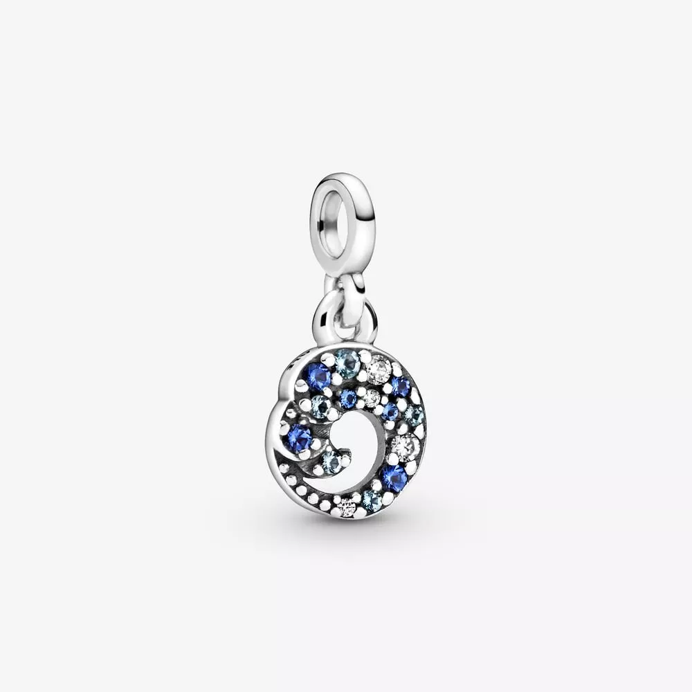 Charm Pendente Minha Onda do Mar Azul Pandora - 799010C01