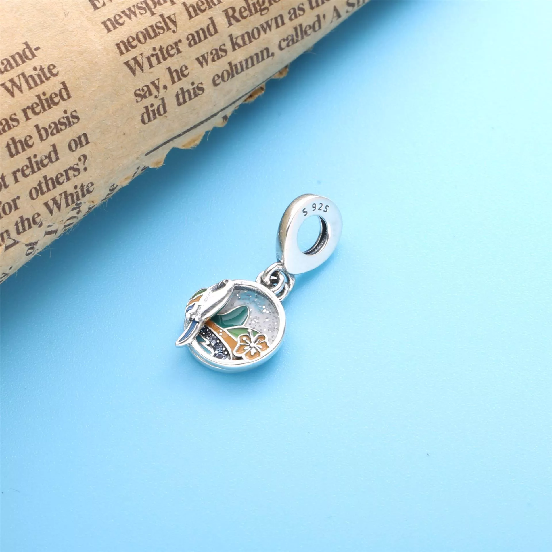 Charm Pendente Papagaio E Praia Do Brasil - 798919C01