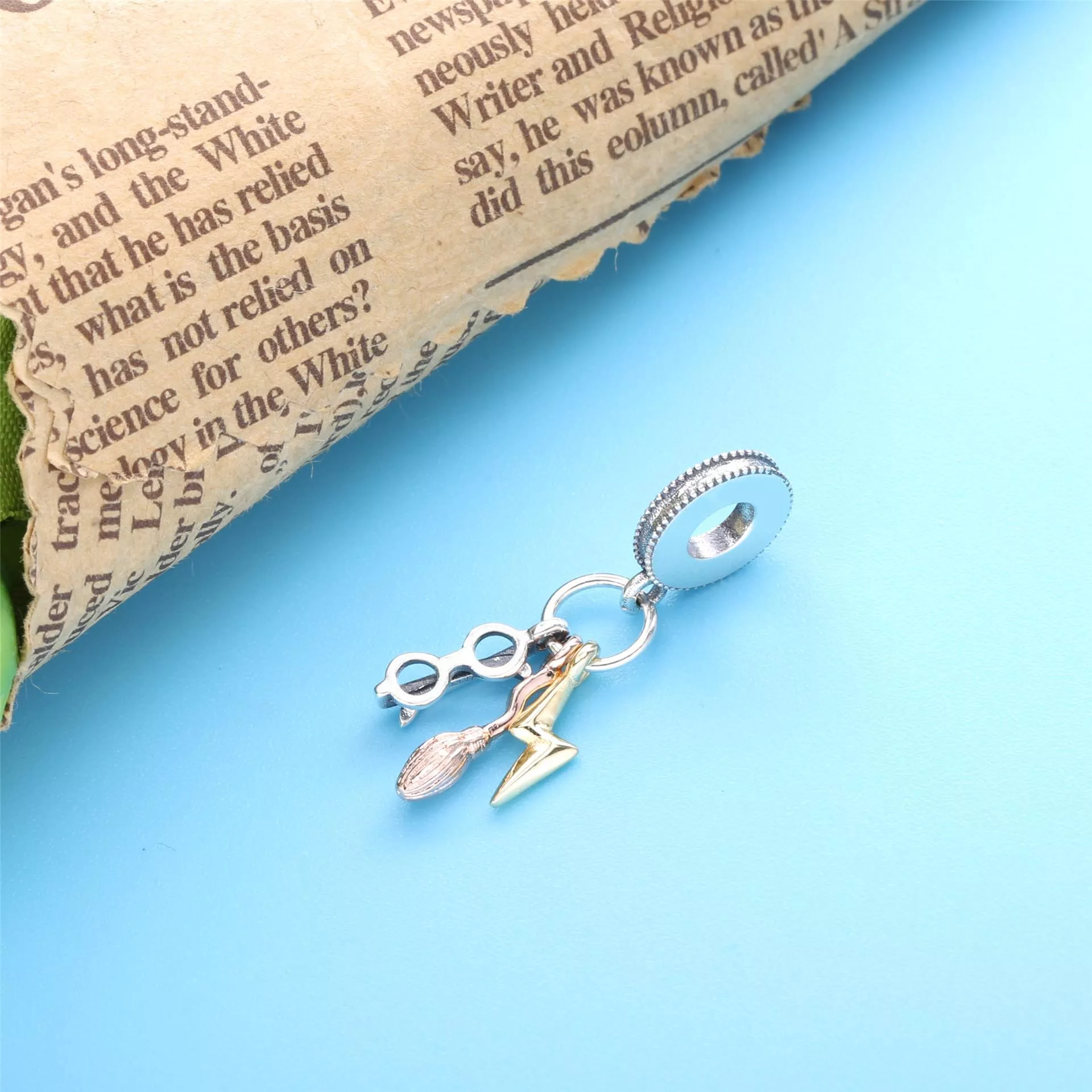 Charm Pendente Óculos, Nimbus 2000 E Raio - Harry Potter - 799129C00