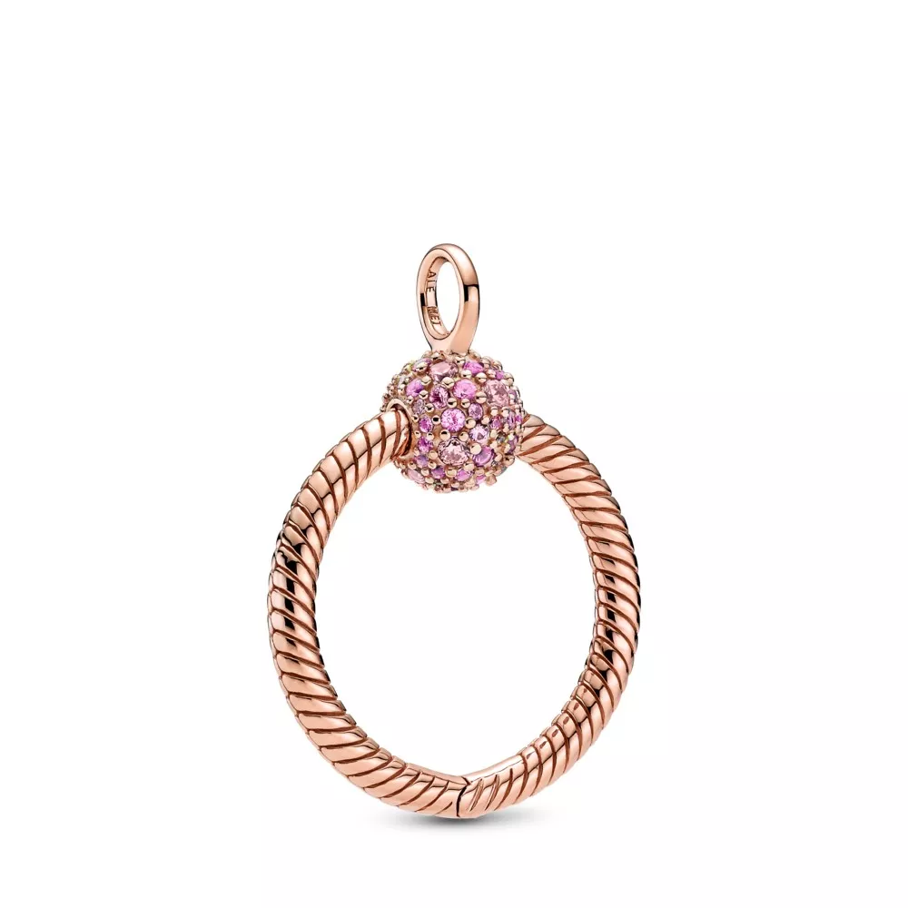Pendente Pequeno Pavé O Pandora Rose - 389097C01