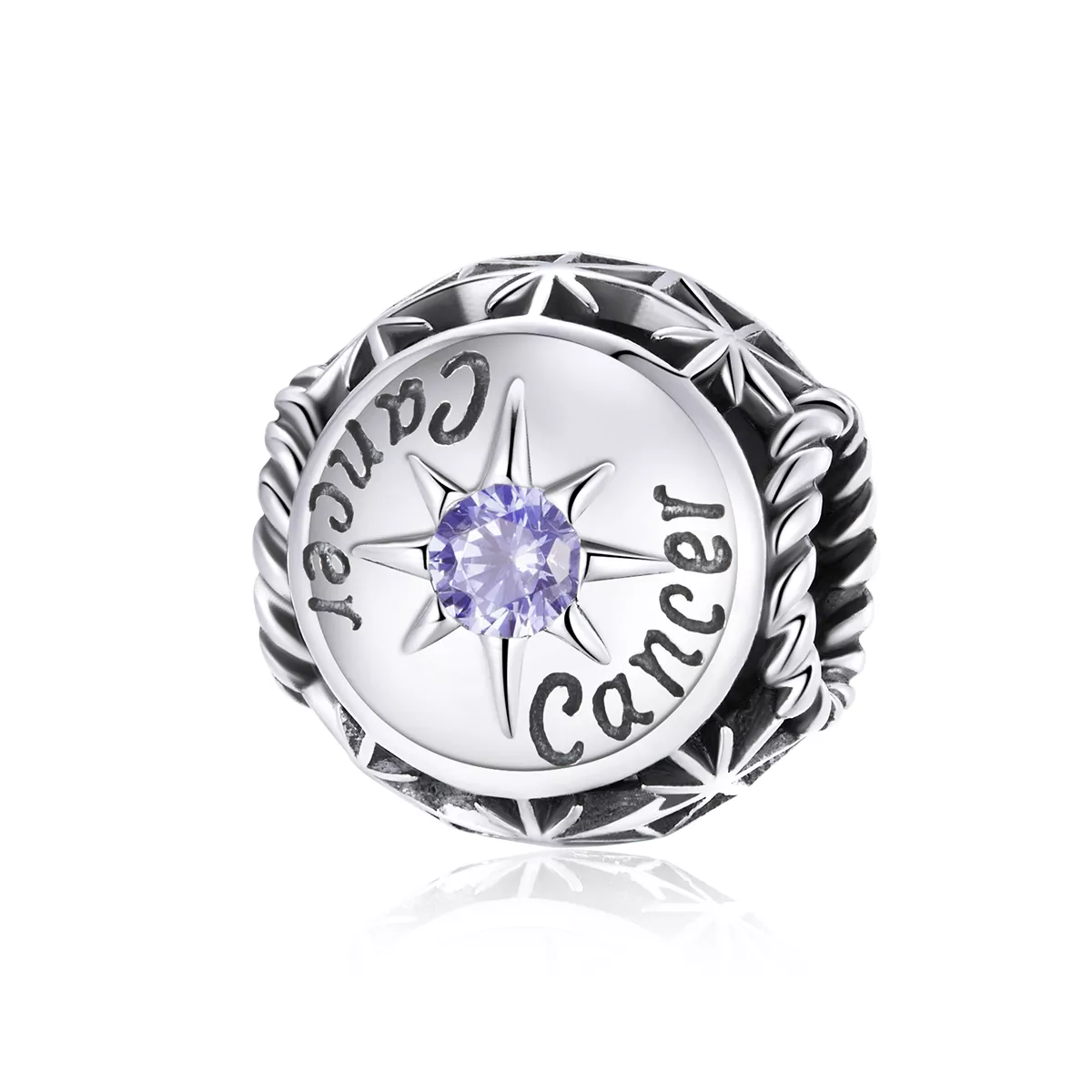 Charm Câncer Brilhante estilo Pandora - SCC1725-4