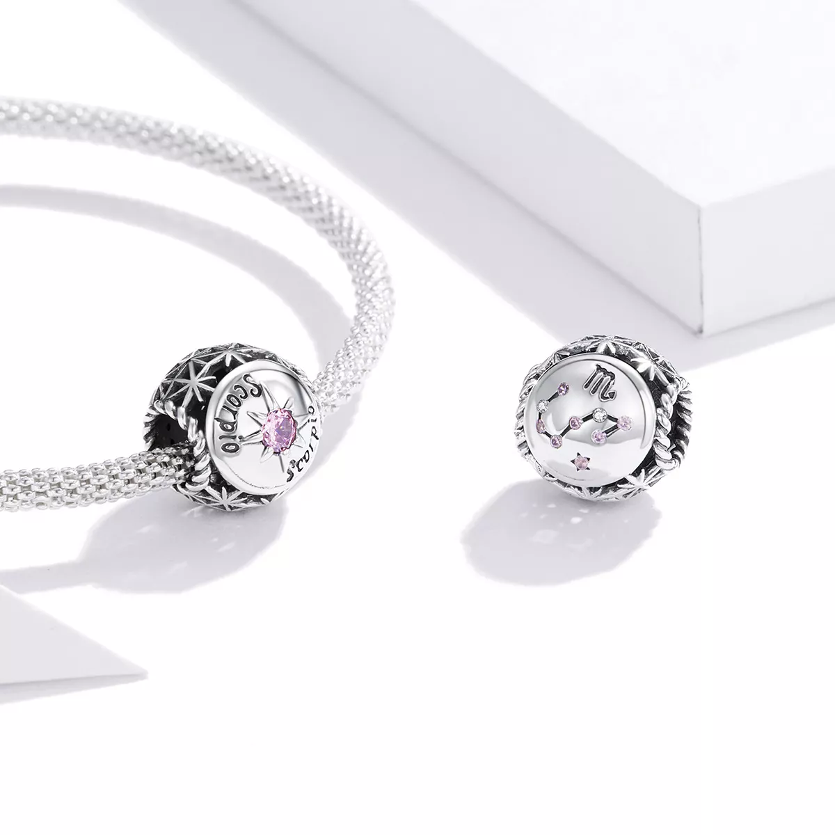Charm Escorpião Brilhante estilo Pandora - SCC1725-3