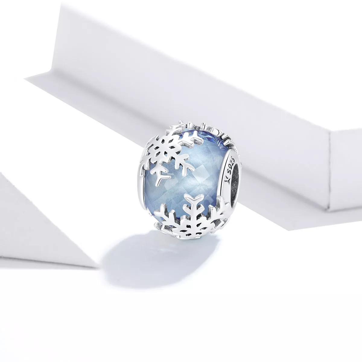 Charm Floco de Neve de Cristal estilo Pandora - SCC1666