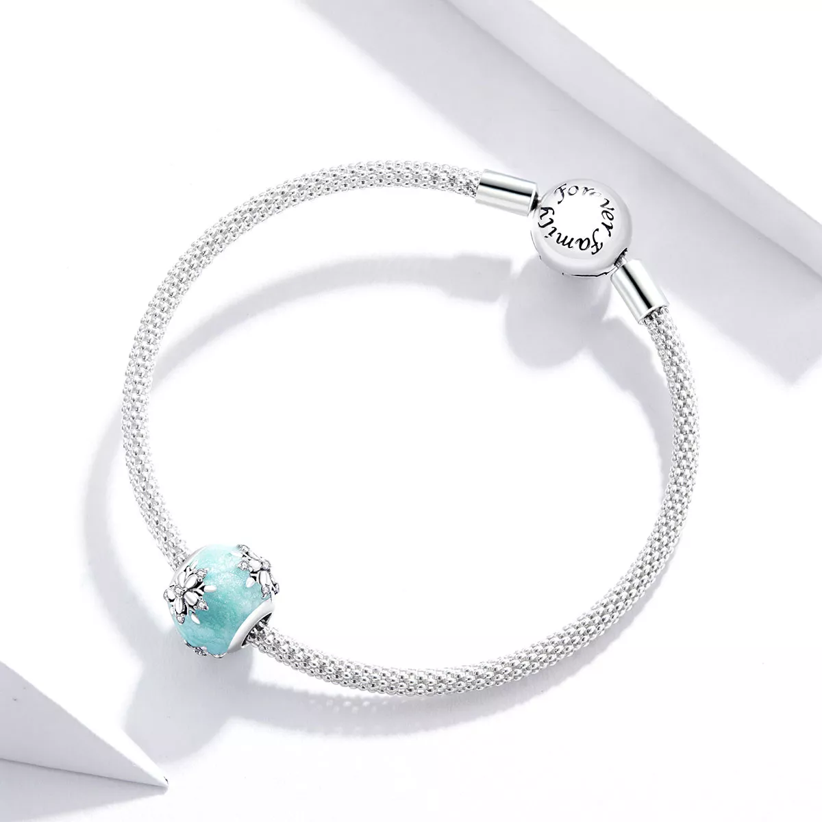 Charm Flocos de Neve Brilhantes estilo Pandora - SCC1650