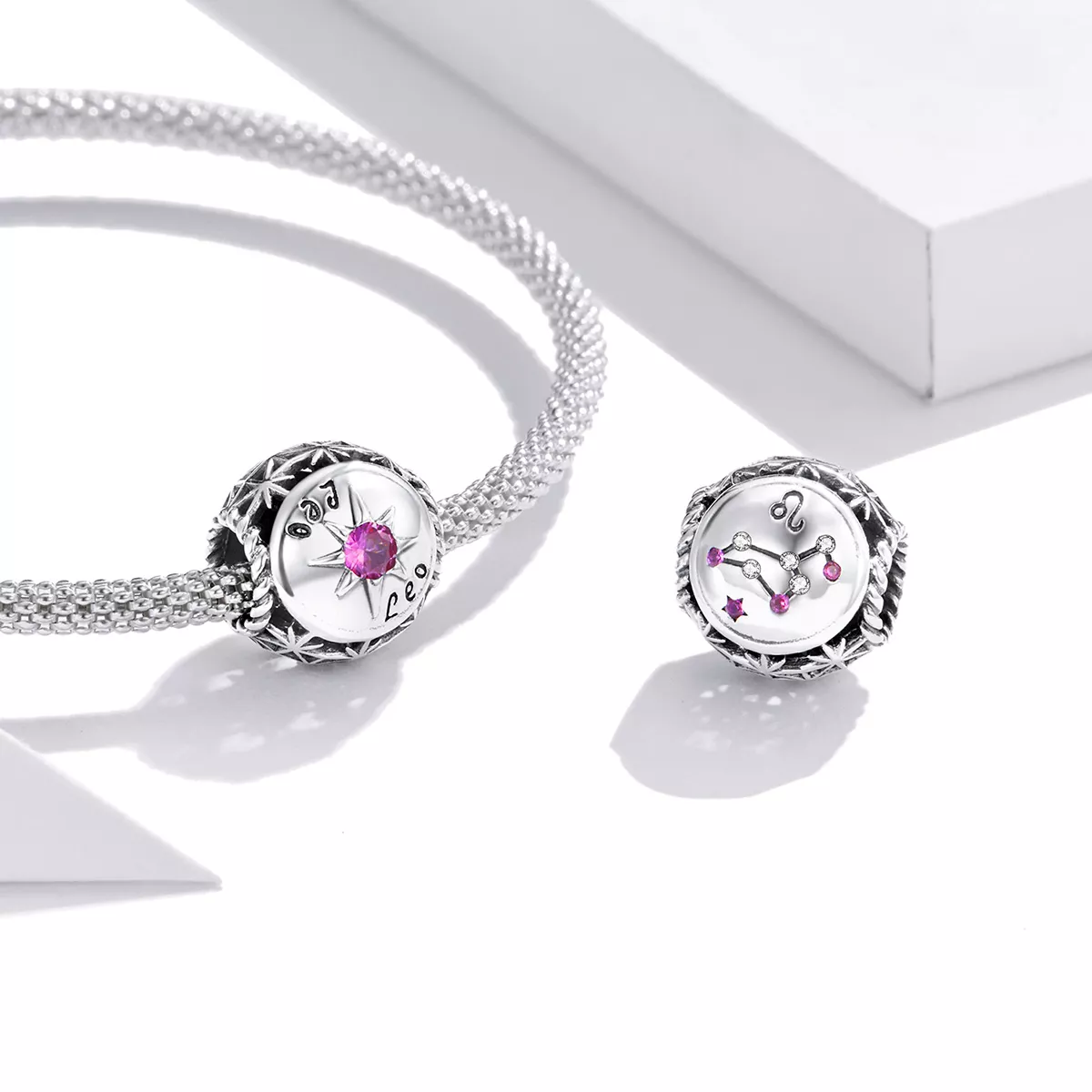 Charm Leão brilhante estilo Pandora - SCC1725-5