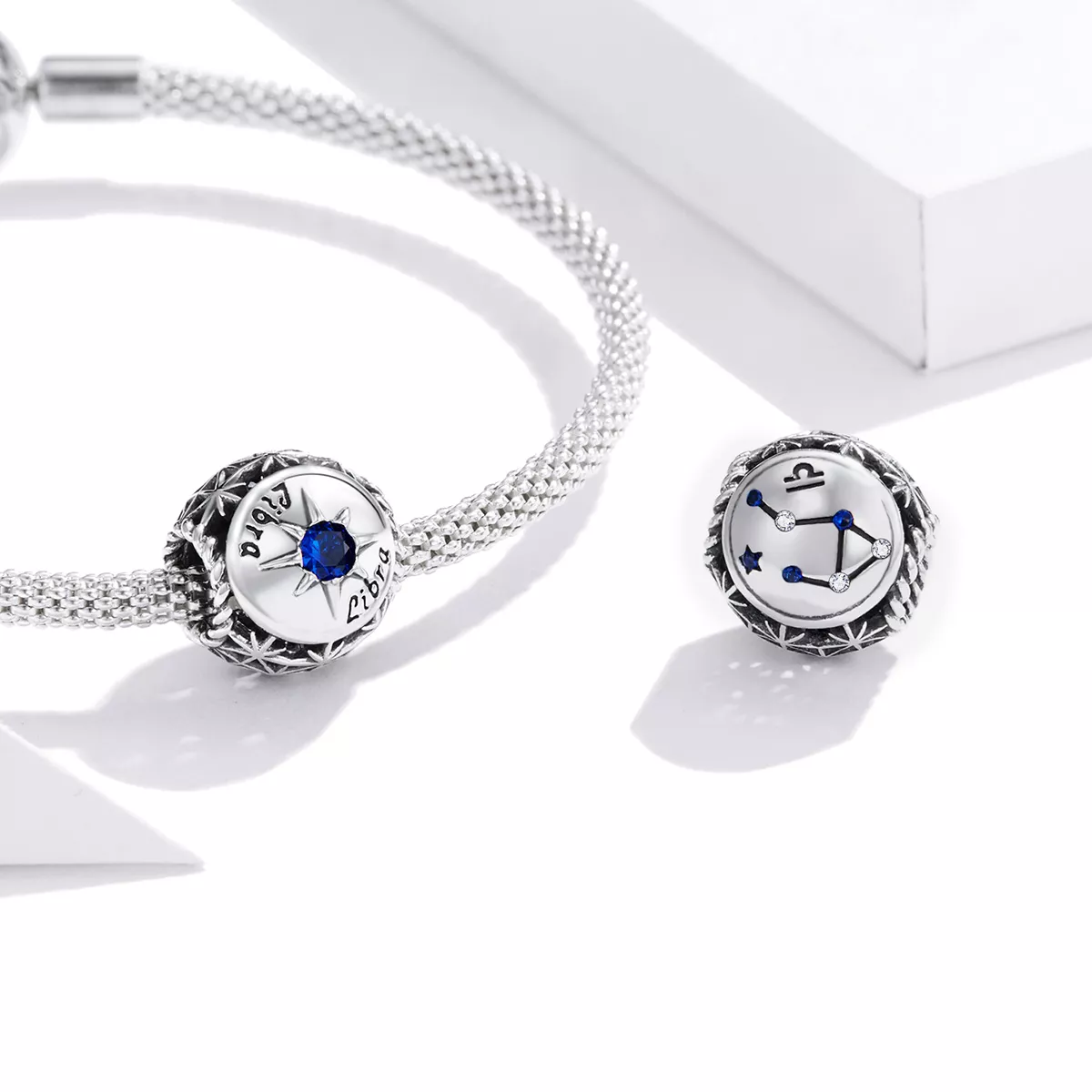 Charm Libra brilhante estilo Pandora - SCC1725-8