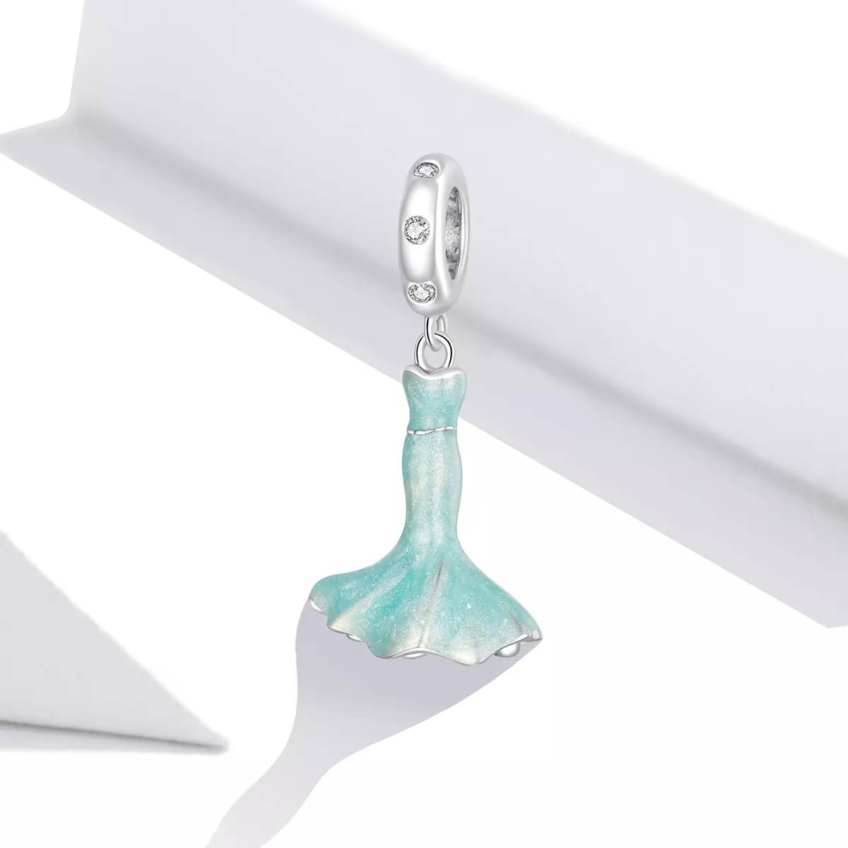 Charm Pendente Saia de rabo de peixe estilo Pandora - SCC1647