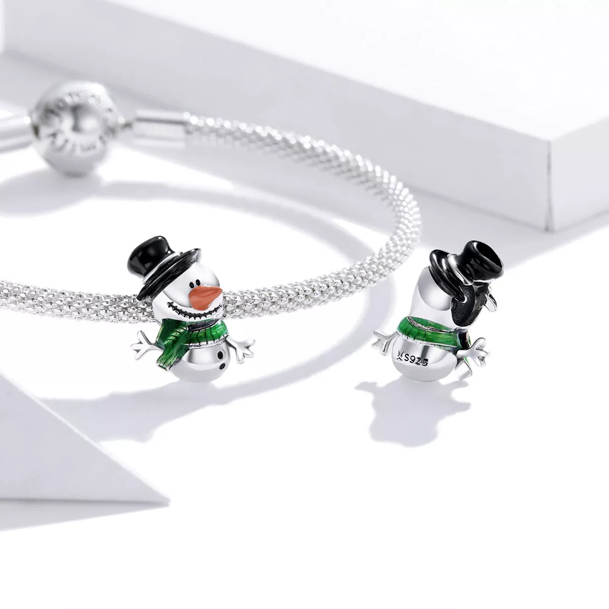 Charm Pequeno Boneco de Neve estilo Pandora - SCC1665