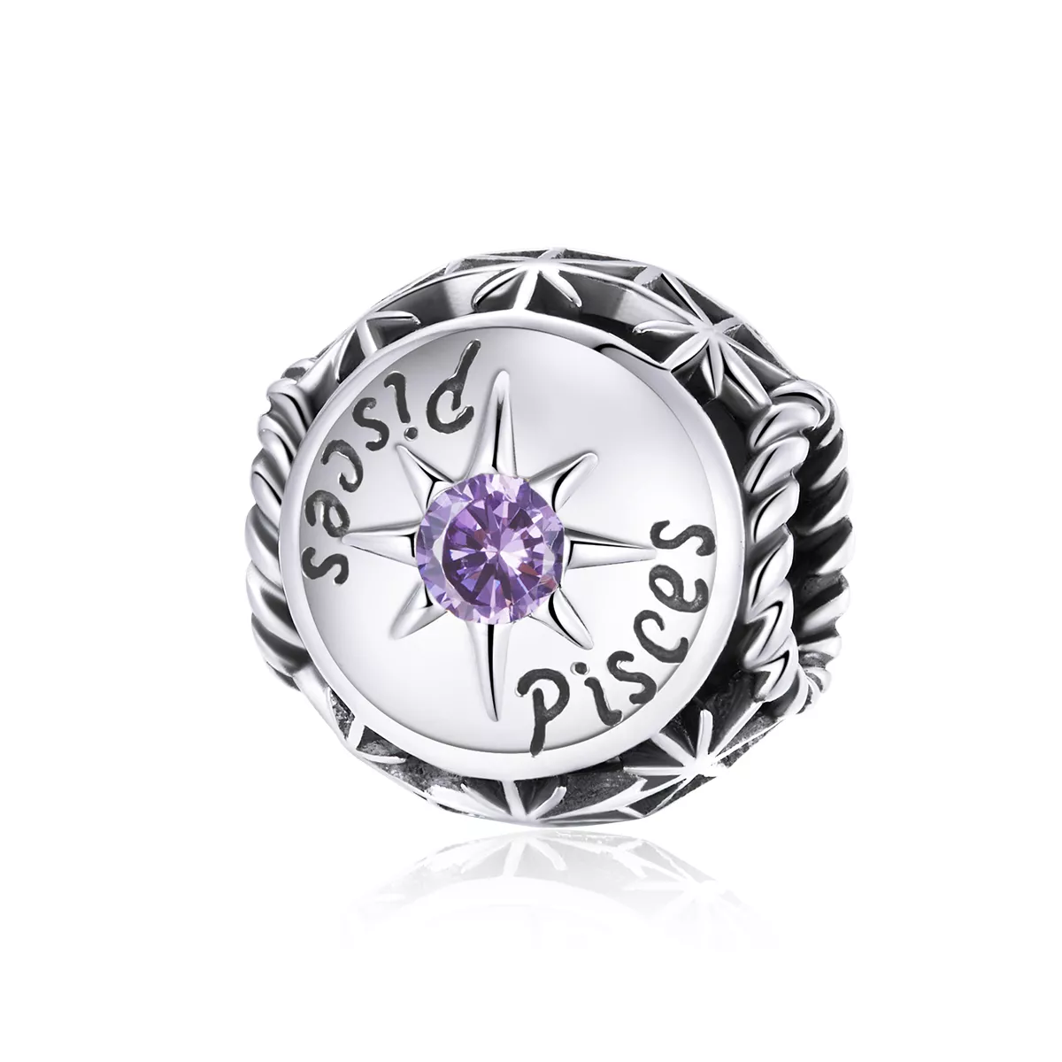 Charm Pisces Brilhantes estilo Pandora - SCC1725-12