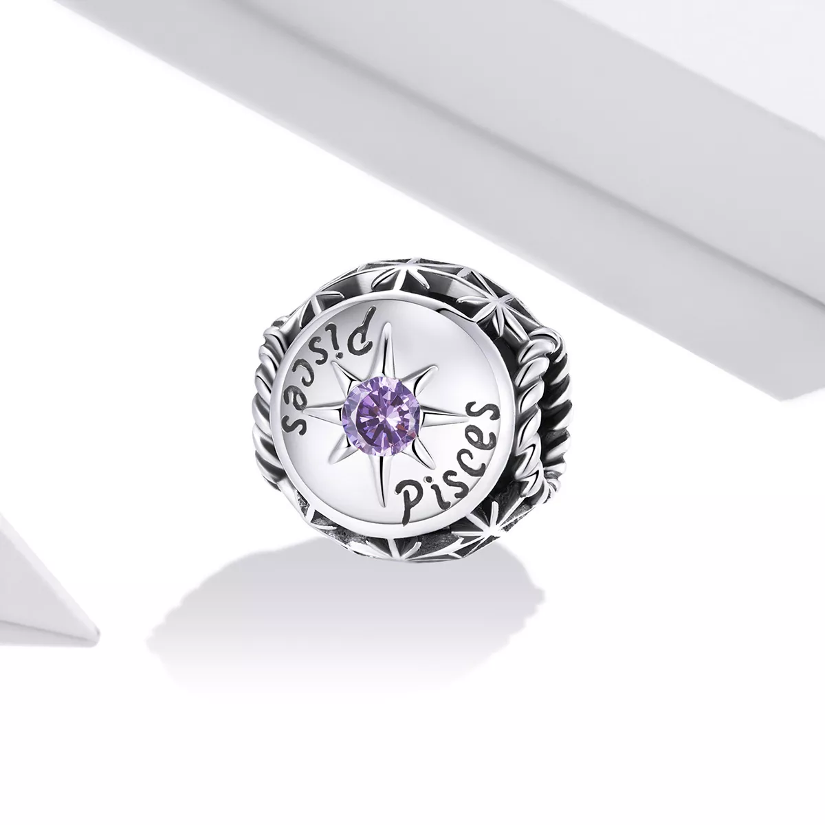 Charm Pisces Brilhantes estilo Pandora - SCC1725-12