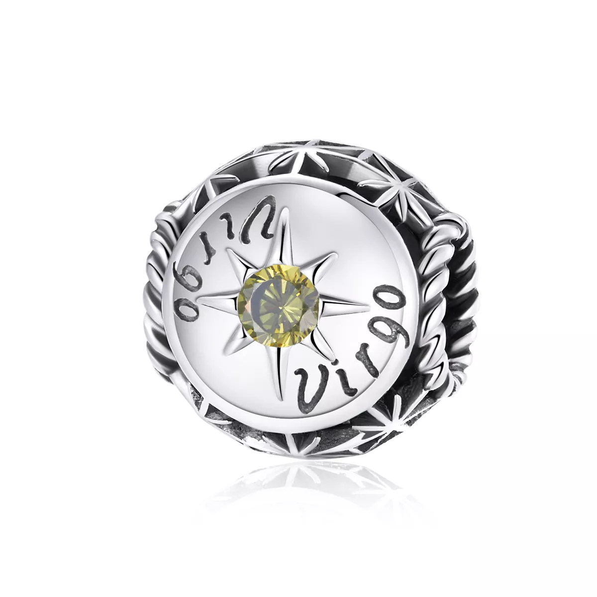 Charm Virgem Brilhante estilo Pandora - SCC1725-6