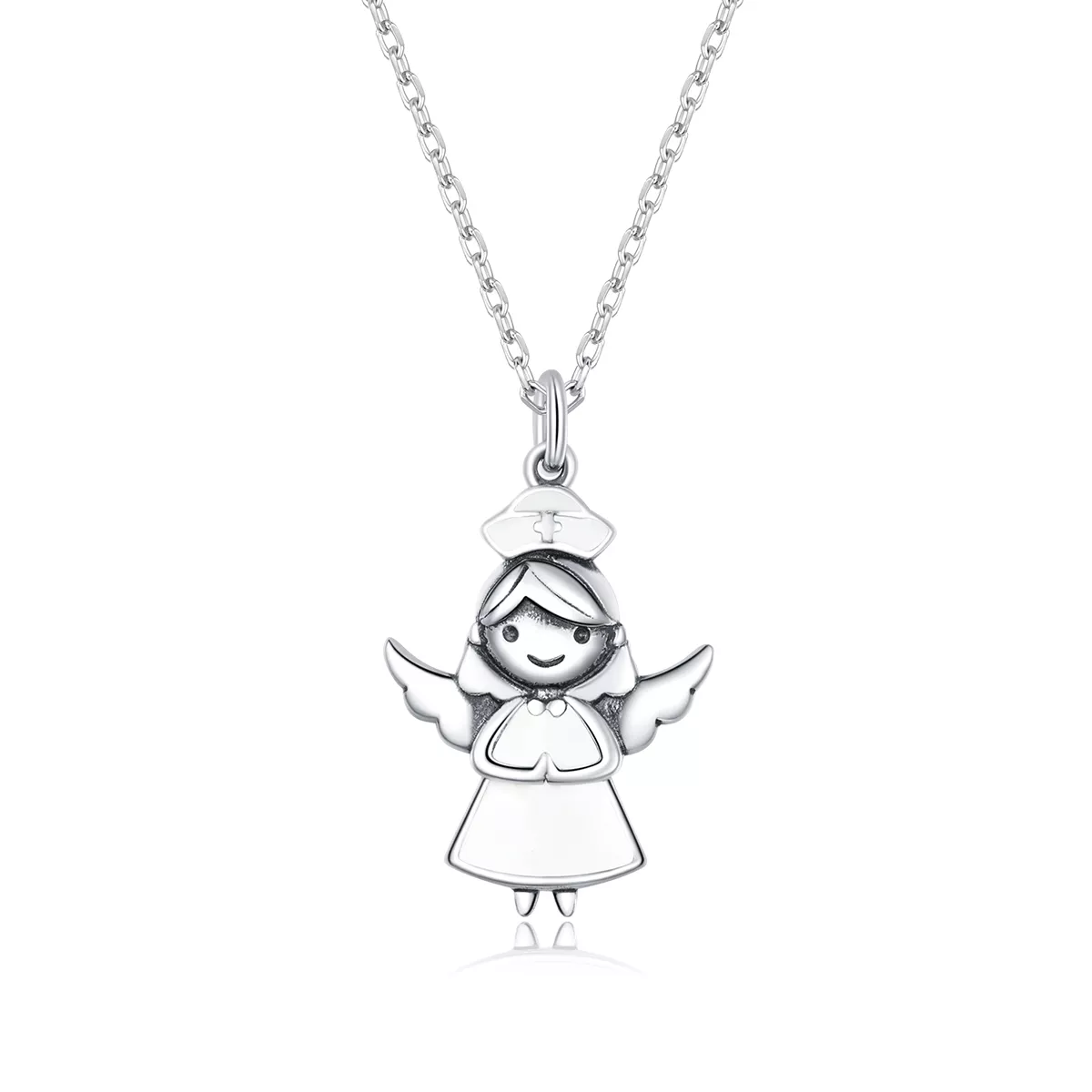 Colar Anjo de branco life Pandora - SCN425 Colar Anjo de branco life Pandora - SCN425
