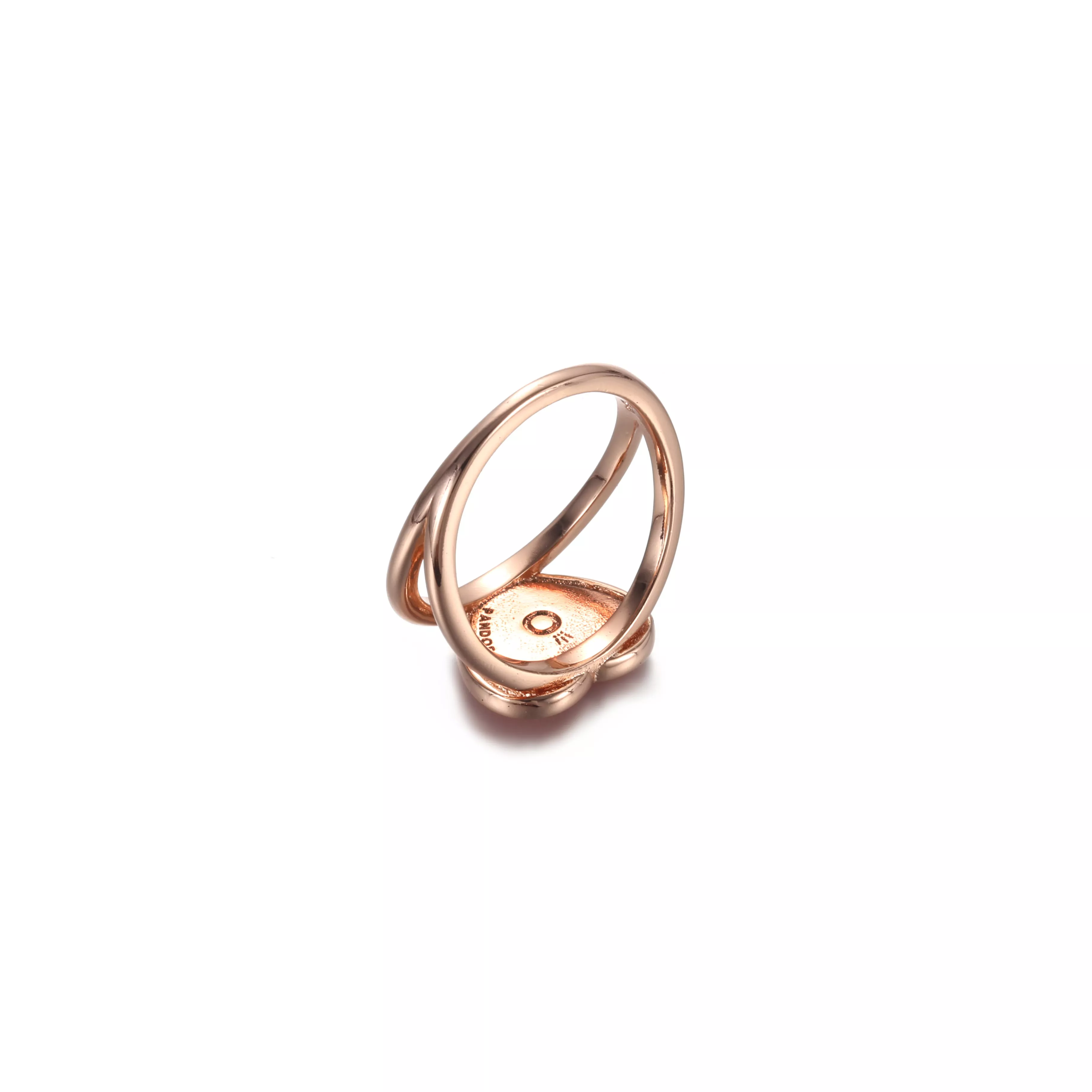 Anel Coração Rosa Espiral Pandora Rose™ - 189263C01