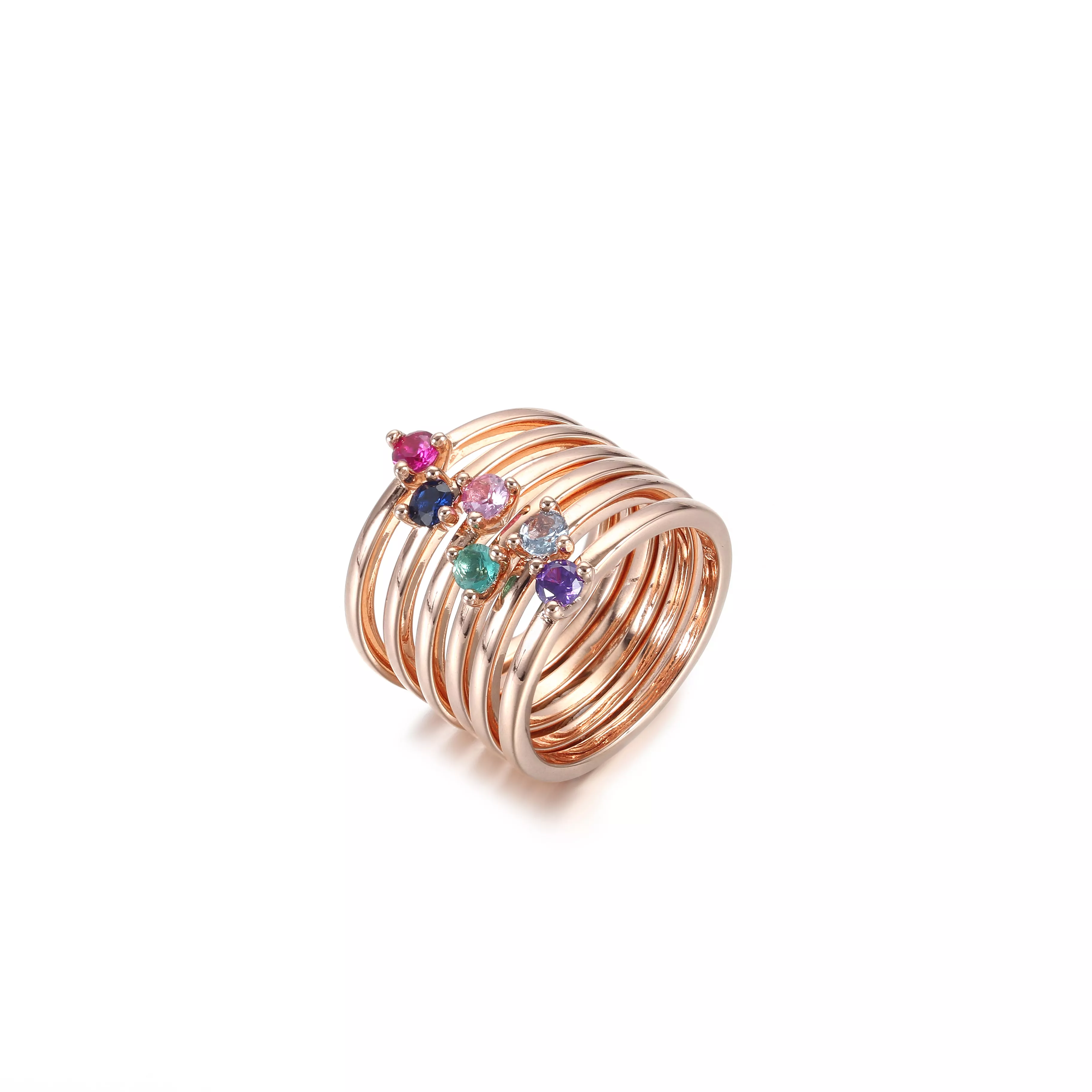 Anel Solitário Azul Claro Pandora Rose™ - 189259C02