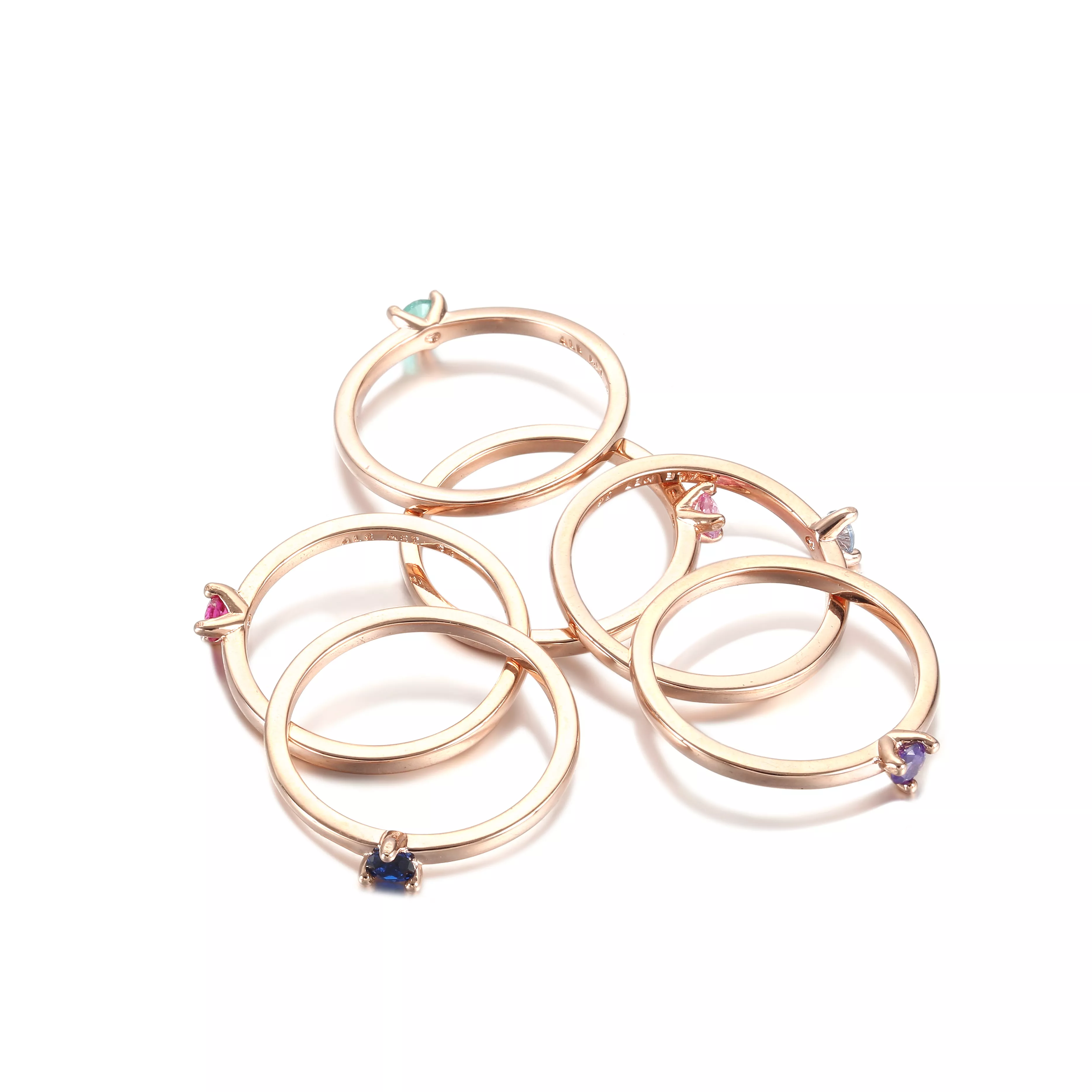 Anel Solitário Azul Claro Pandora Rose™ - 189259C02