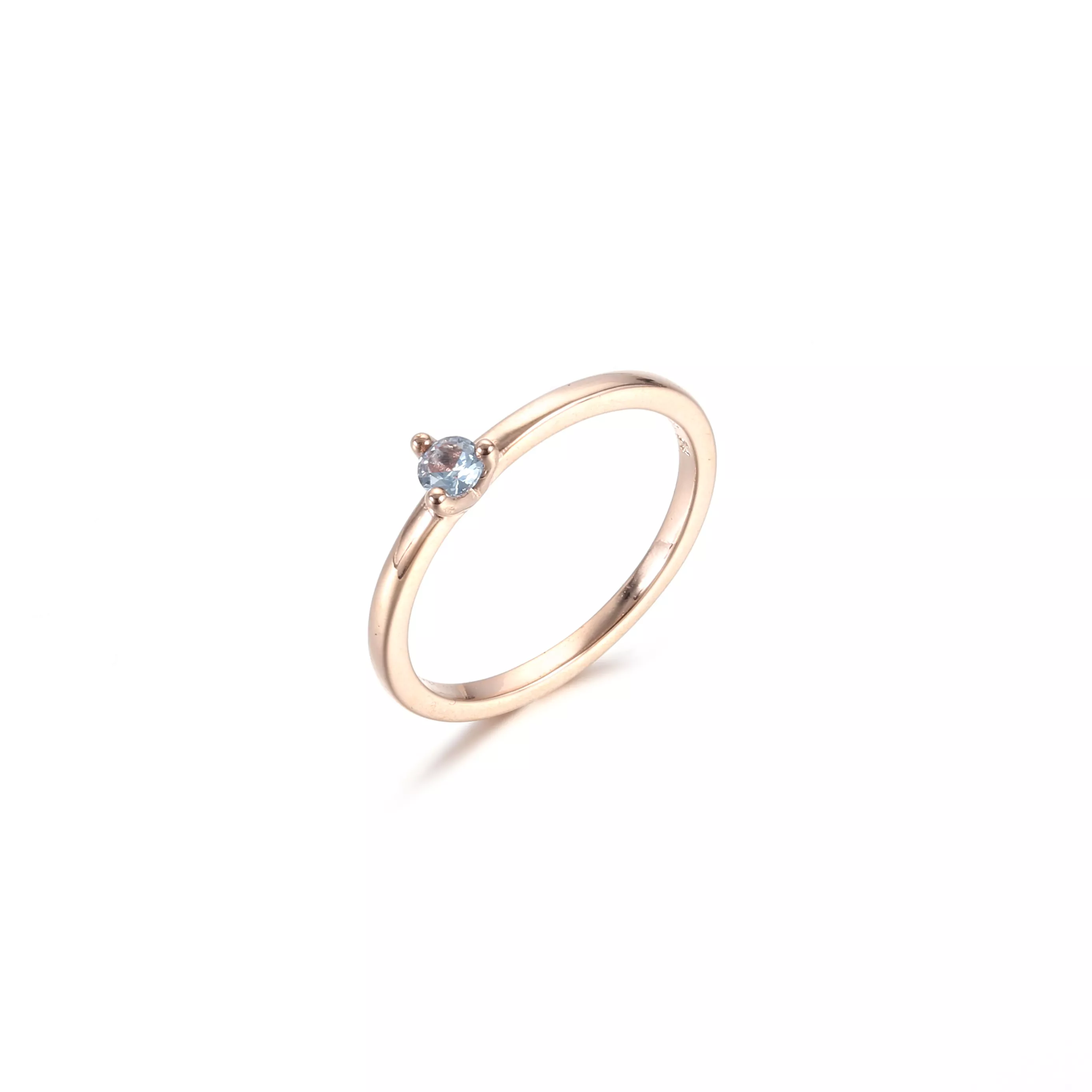 Anel Solitário Azul Claro Pandora Rose™ - 189259C02