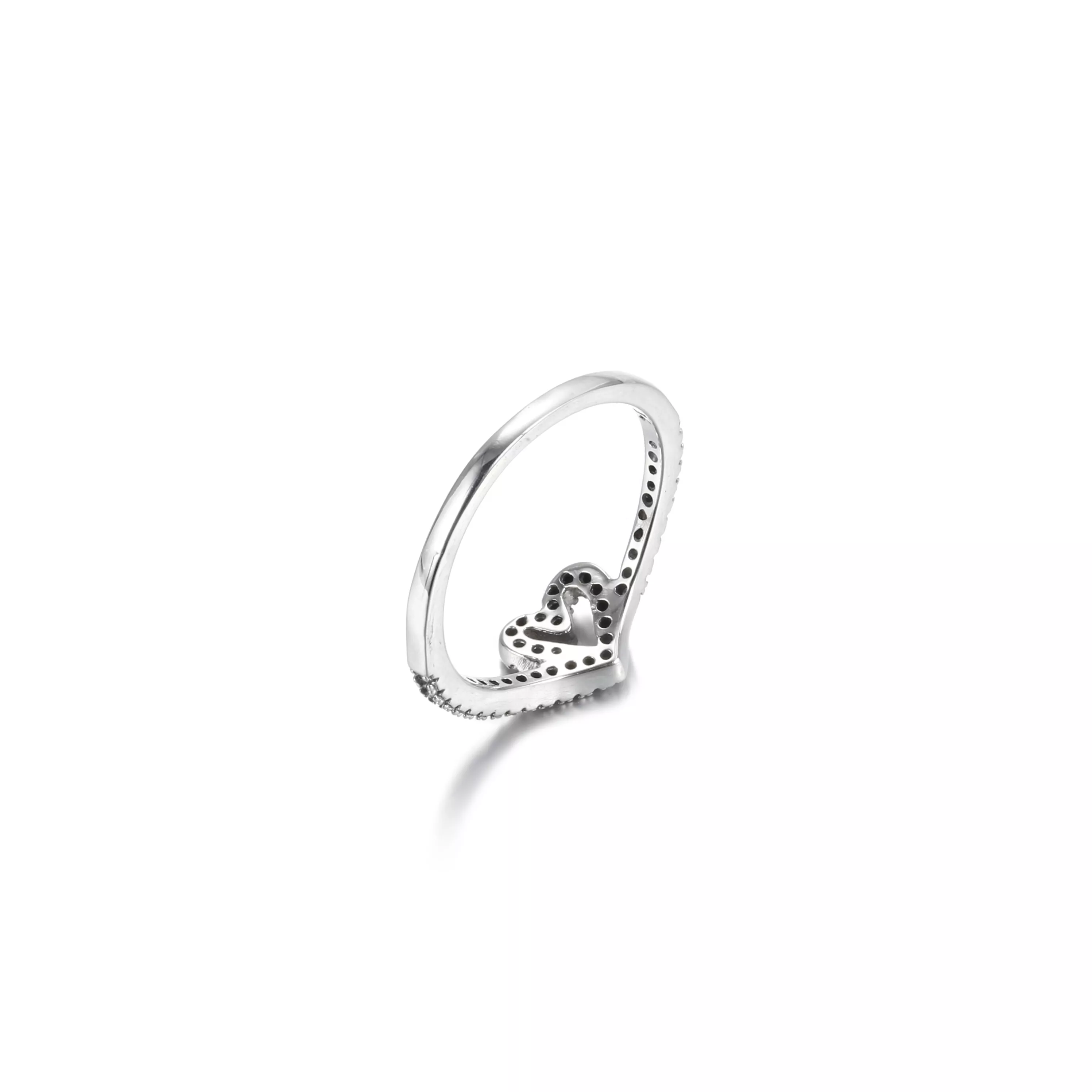 Anel Sparkling Wishbone Heart Pandora - 199302C01