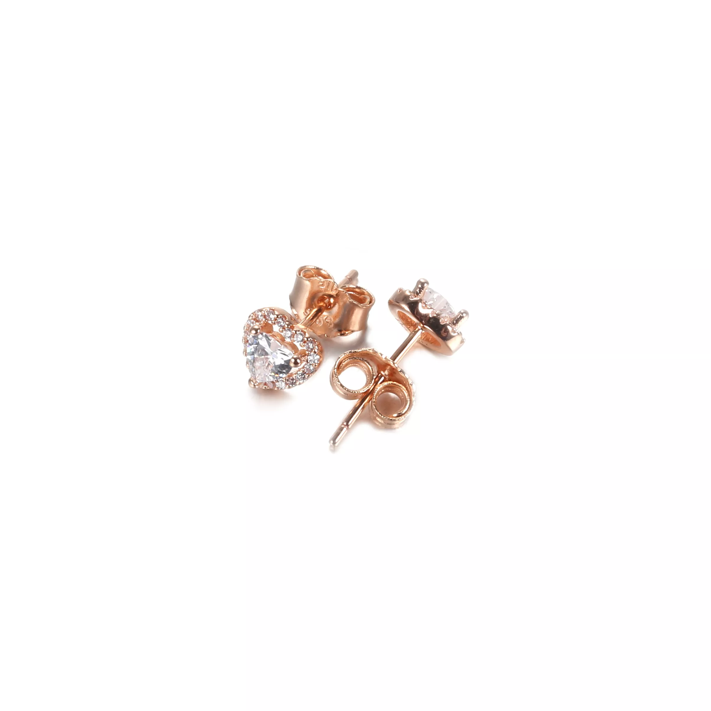 Brincos Petit Coração Elevado cintilante Pandora - 288427C01