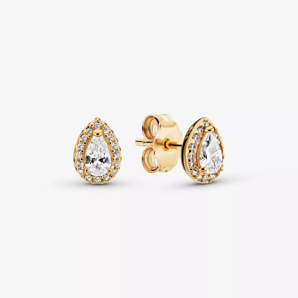 Brincos Petit Halo teardrop cintilante Pandora Shine - 268724C01
