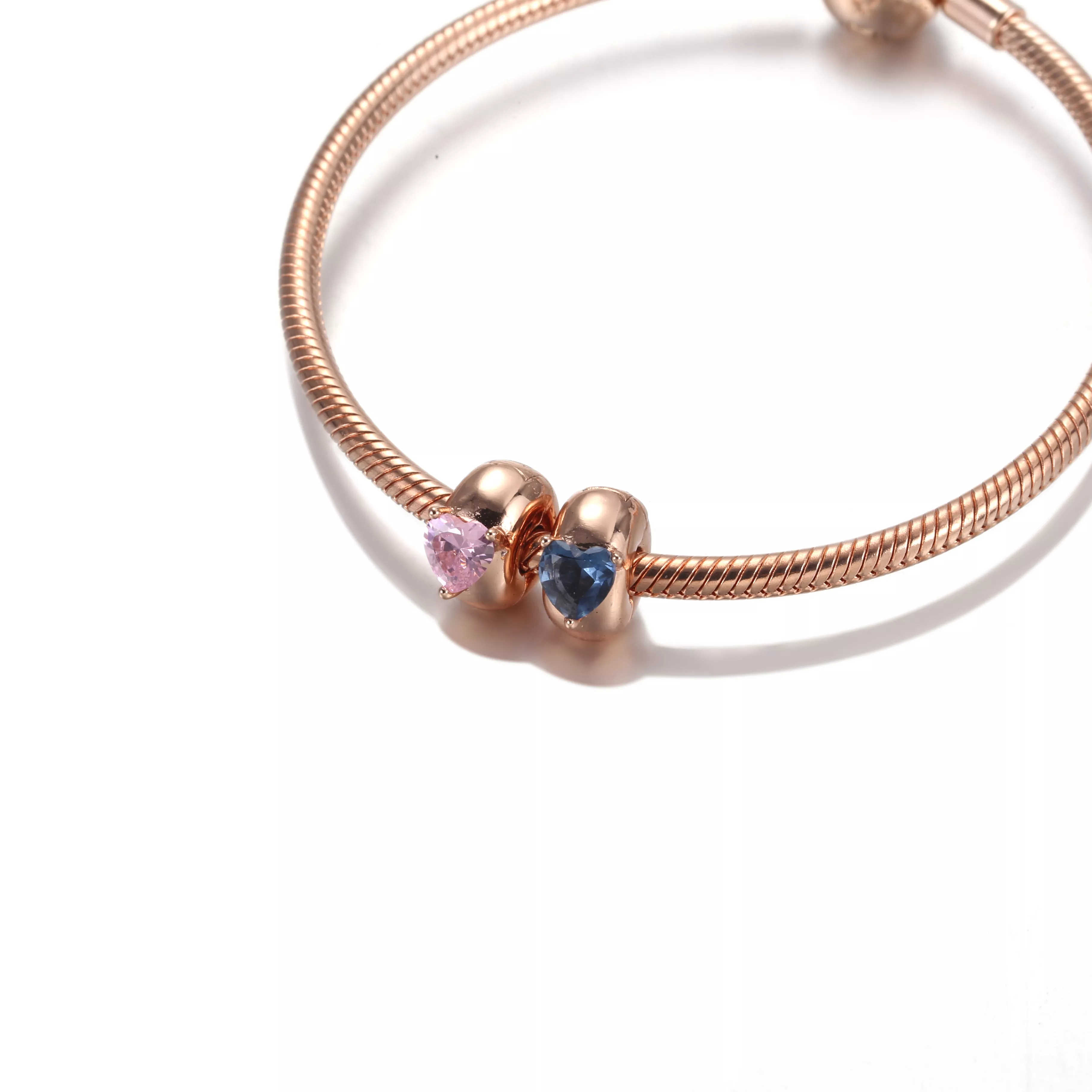 Charm Clipe Coração Solitário Azul - 789203C02