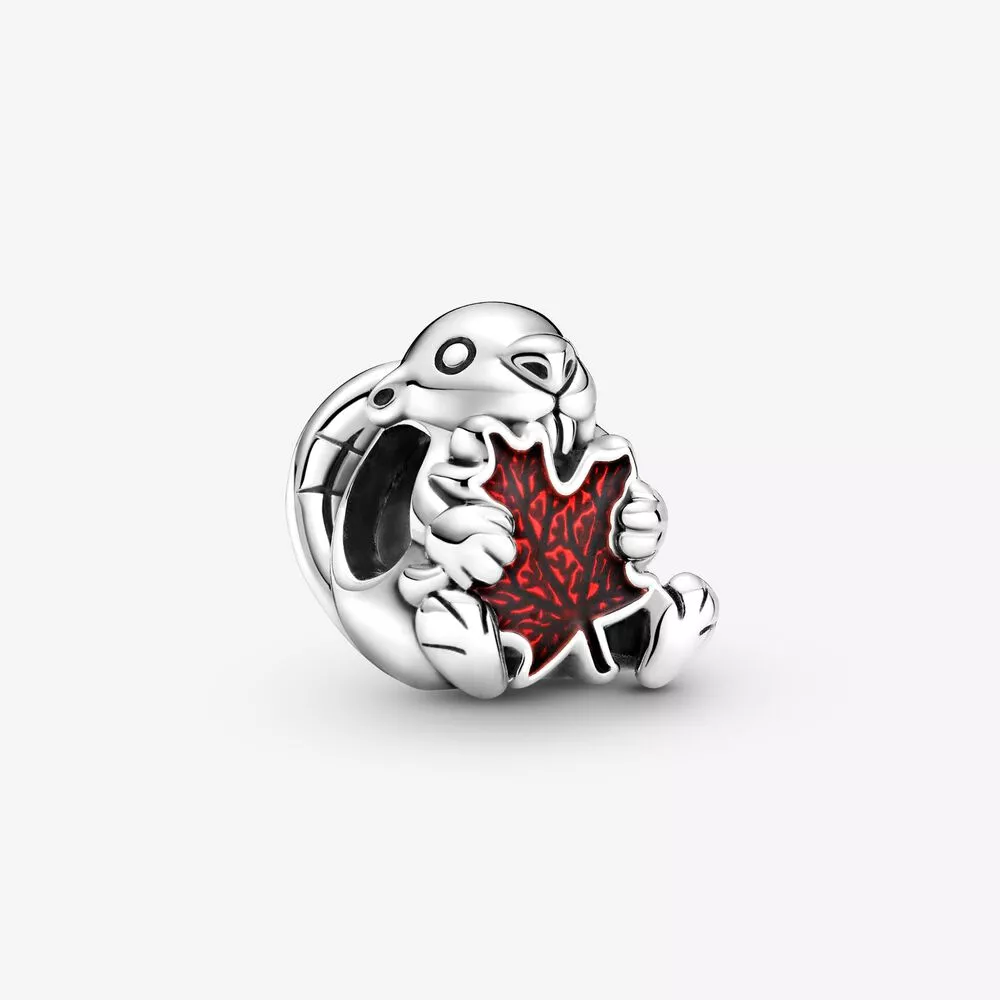 Charm Folha canadense de Castor & Maple Pandora - 799394C01