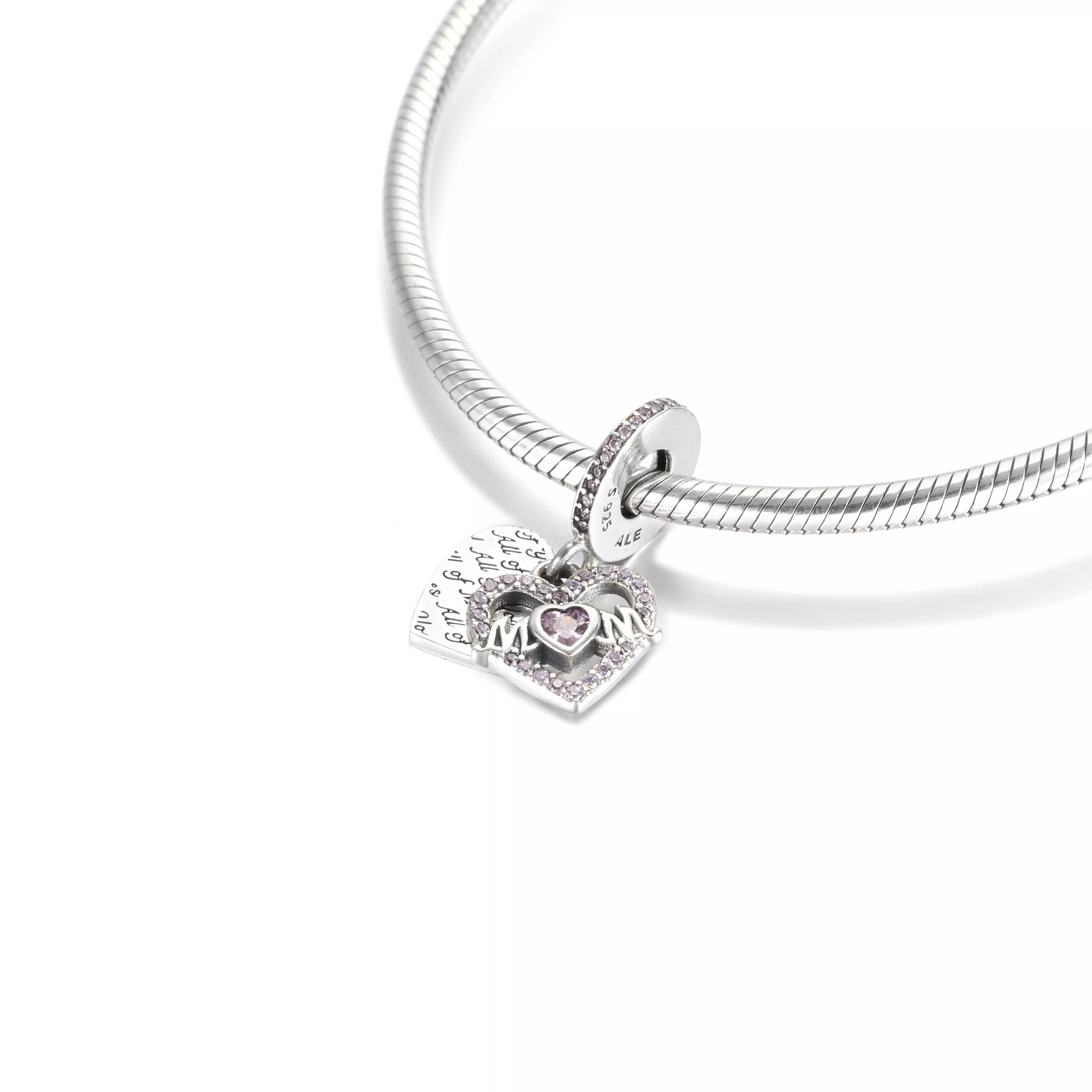 Charm Pendente Coracao E Mamae Pandora - 799402C01