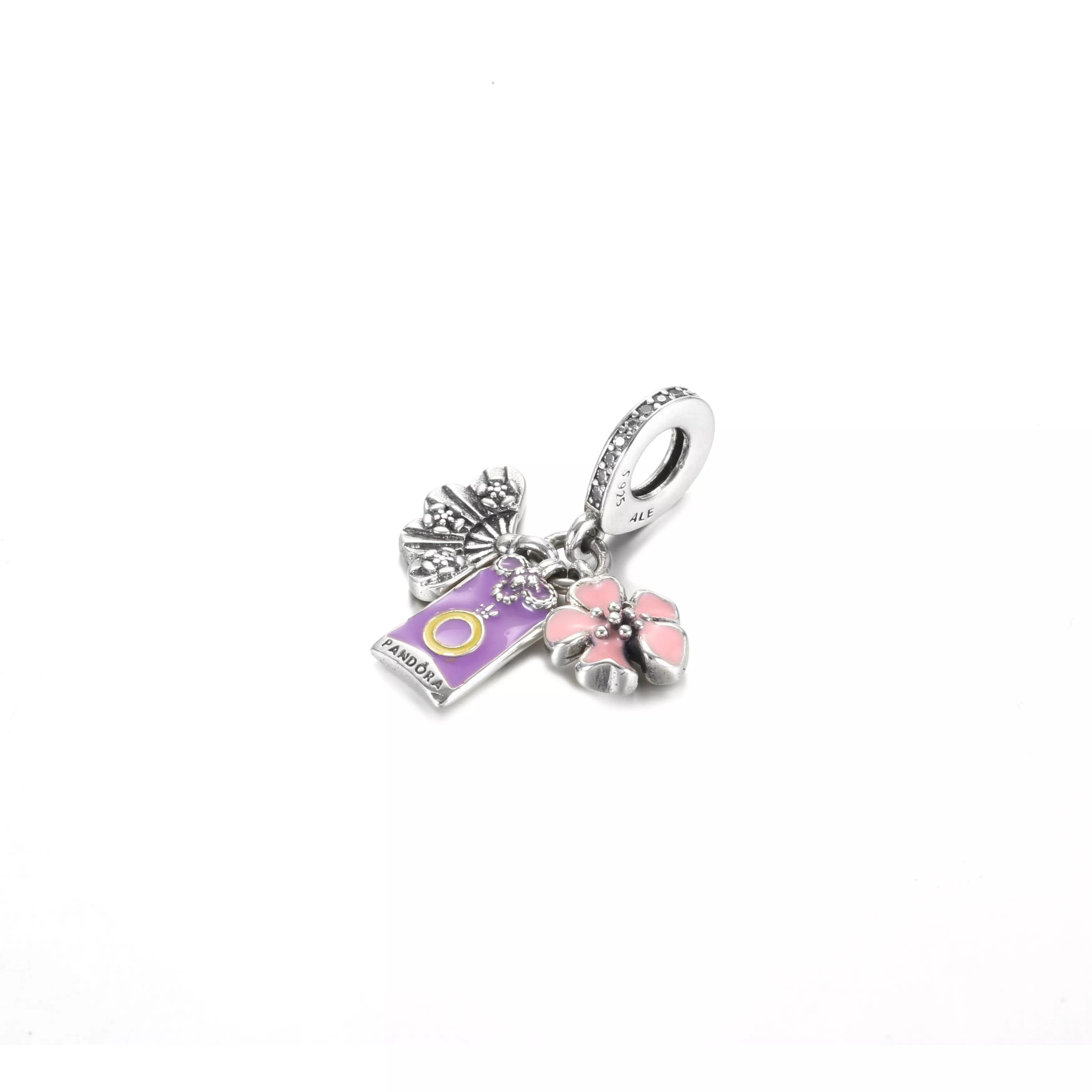 Charm Pendente Japonês Sakura, Omamori & Fan Pandora - 799326C01