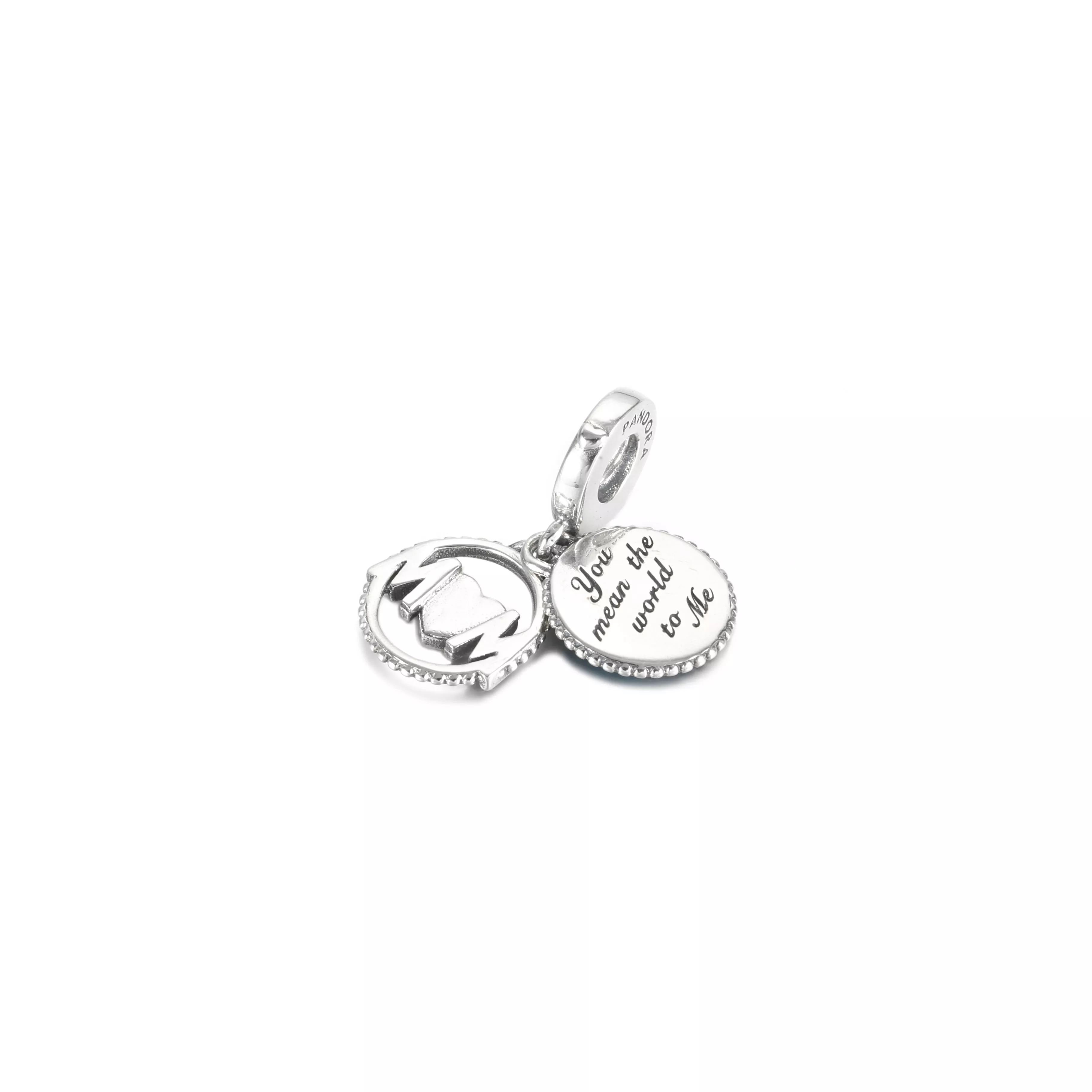 Charm Pendente Mamae Com Globo Em Glitter Pandora - 799368C01