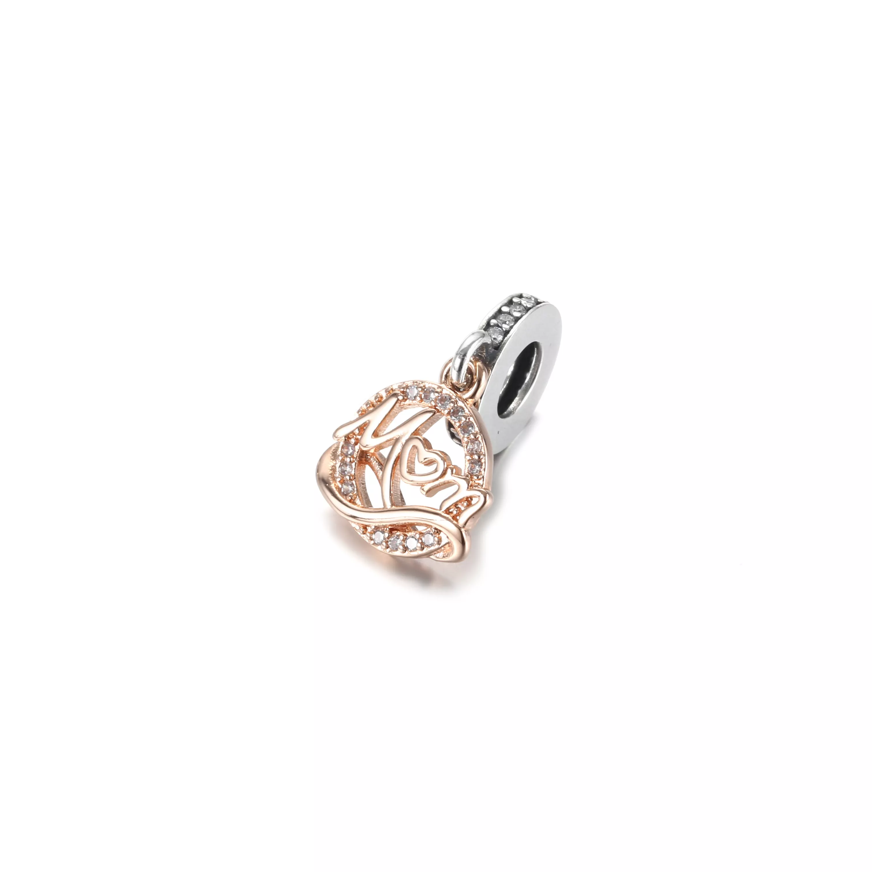 Charm Pendente Mamae Em Dois Tons Pandora - 789374C01