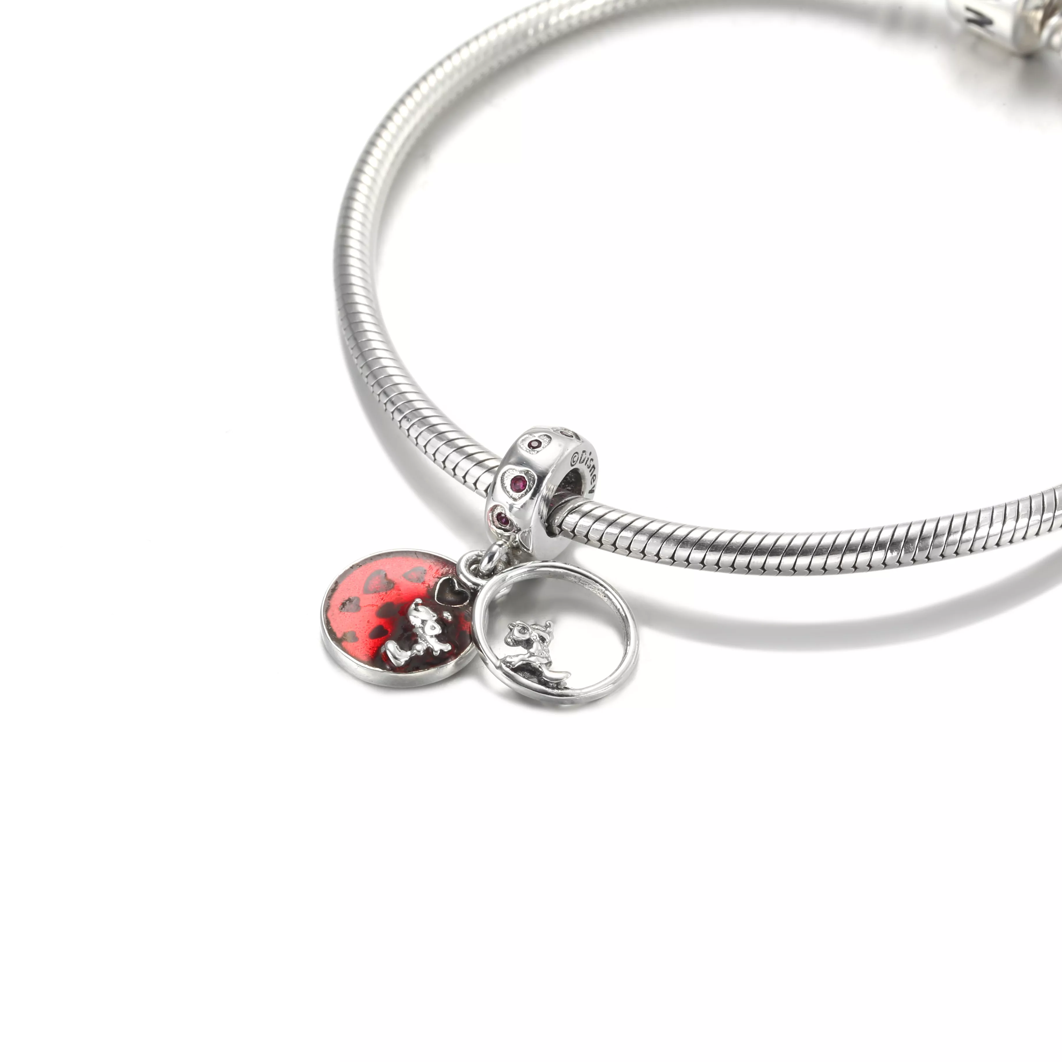 Charm Pendente Mickey E Minnie Mouse Beijos - 799298C01