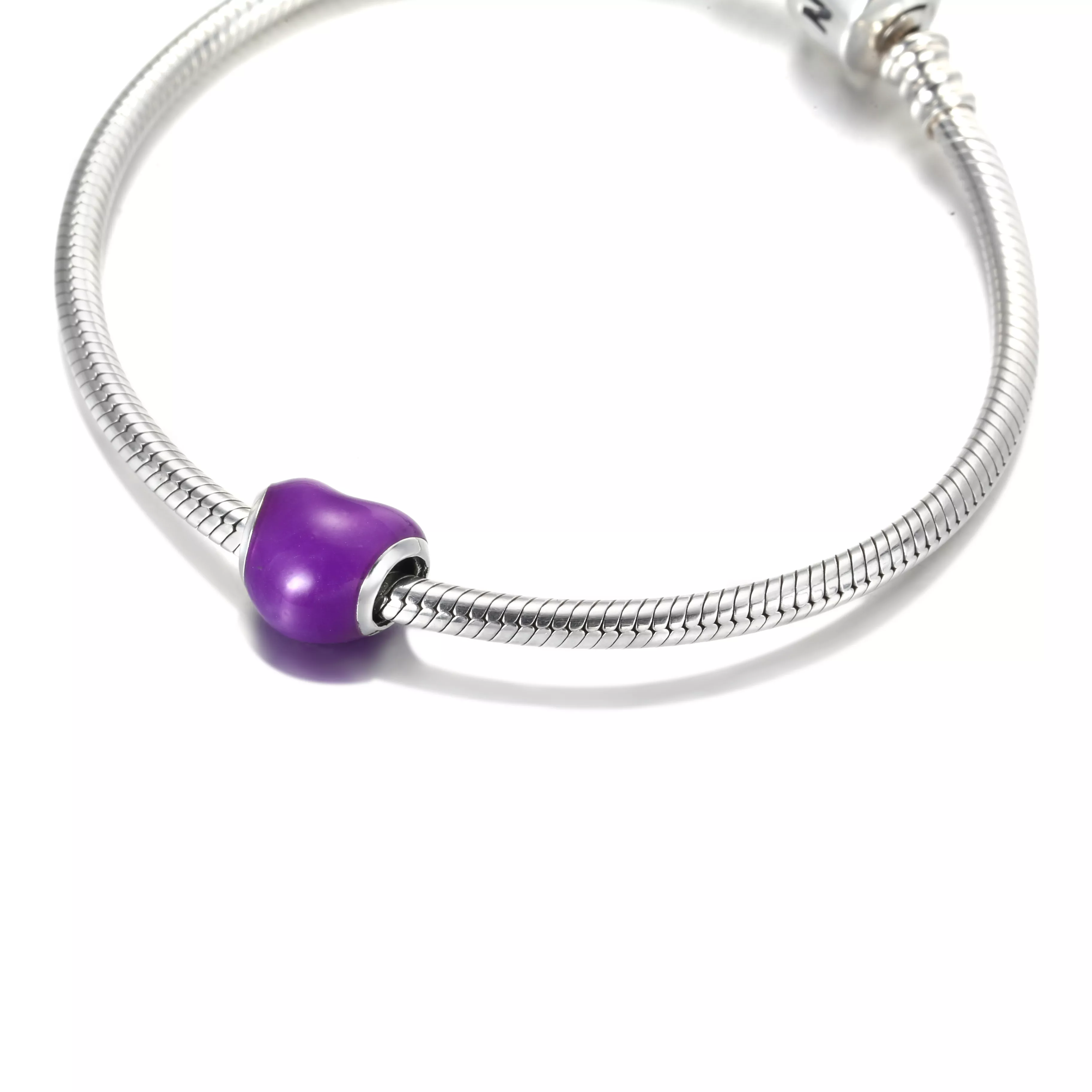 Conta Coração Roxo Metalizado Pandora - 799291C01