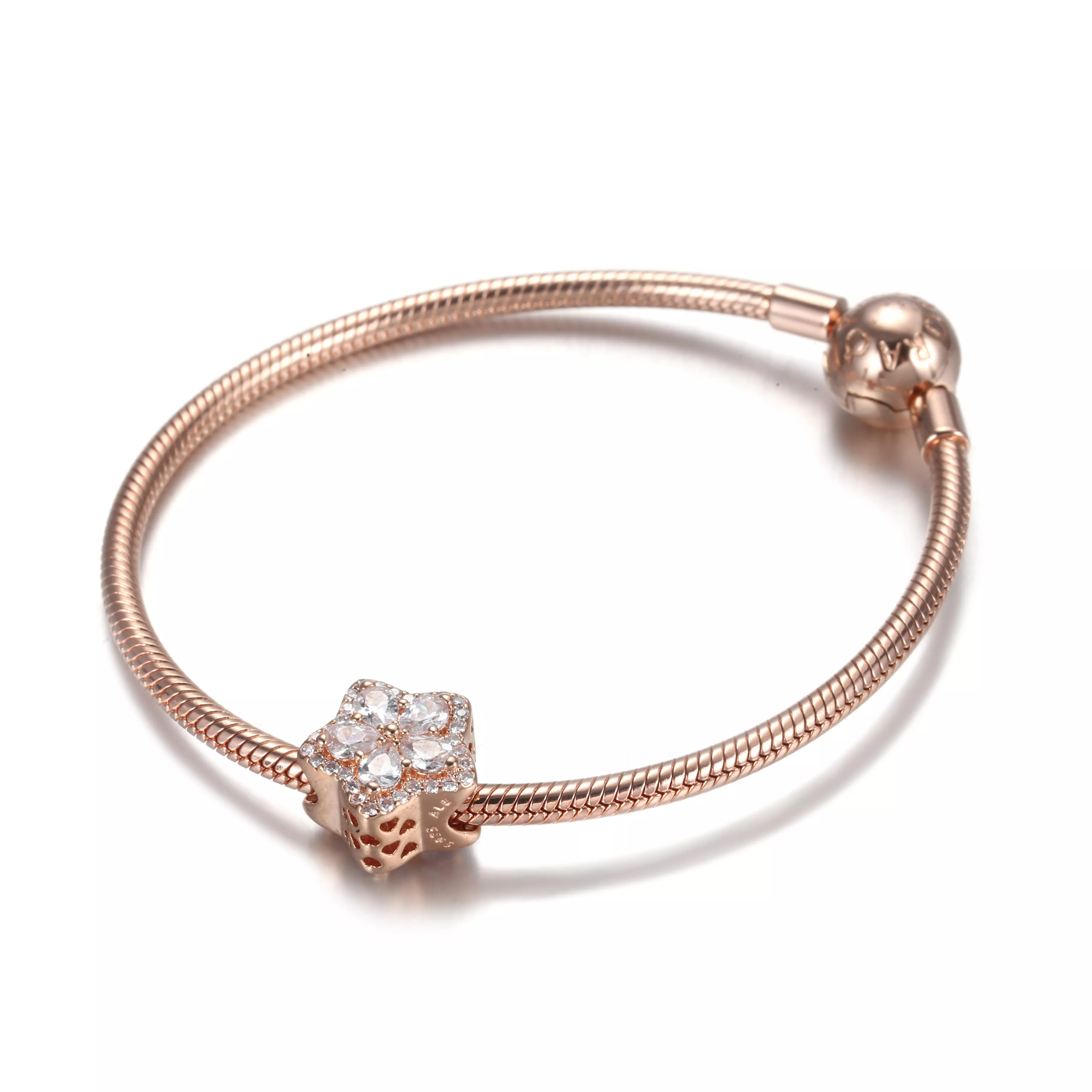 Conta Pavé Floco de Neve, Pandora Rose - 789224C01